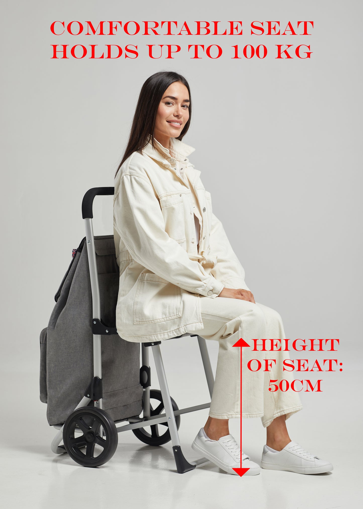 BergsCaddie Seat Trolley