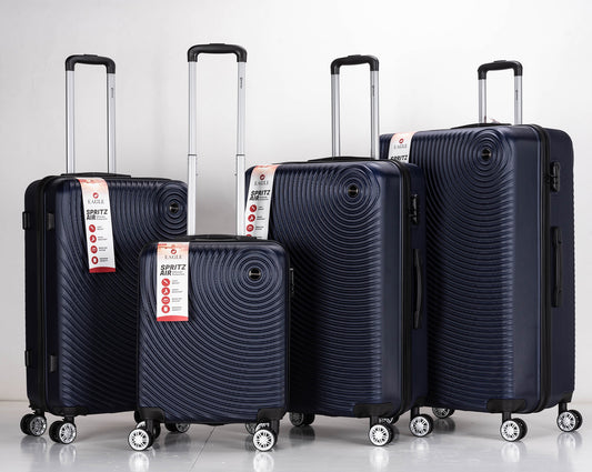Circle ABS Hard Shell Suitcase Navy