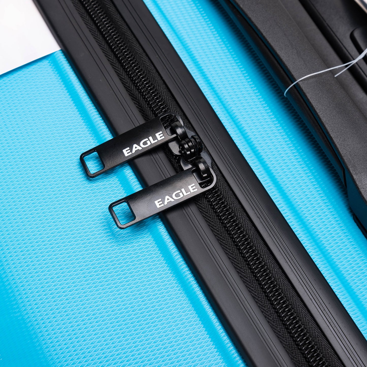 Circle ABS Hard Shell Suitcase Sky Blue