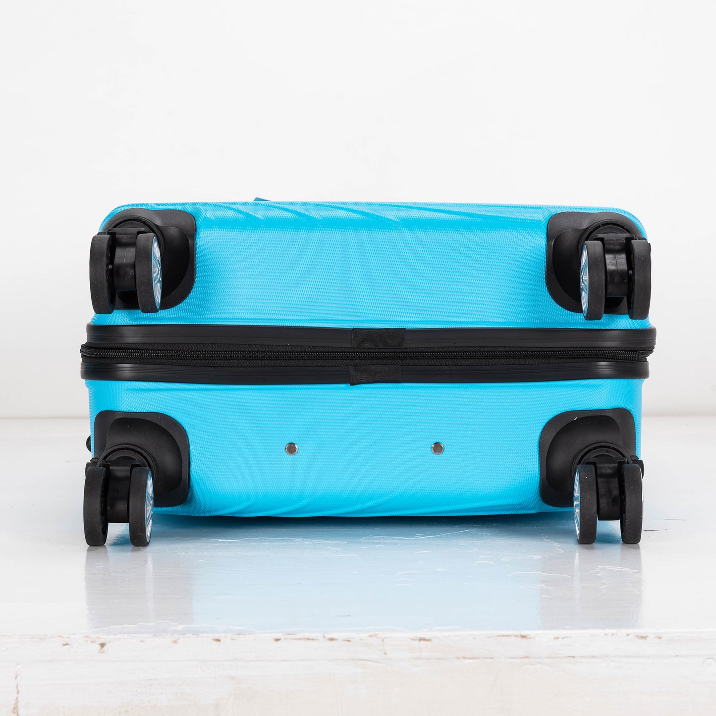 Circle ABS Hard Shell Suitcase Sky Blue