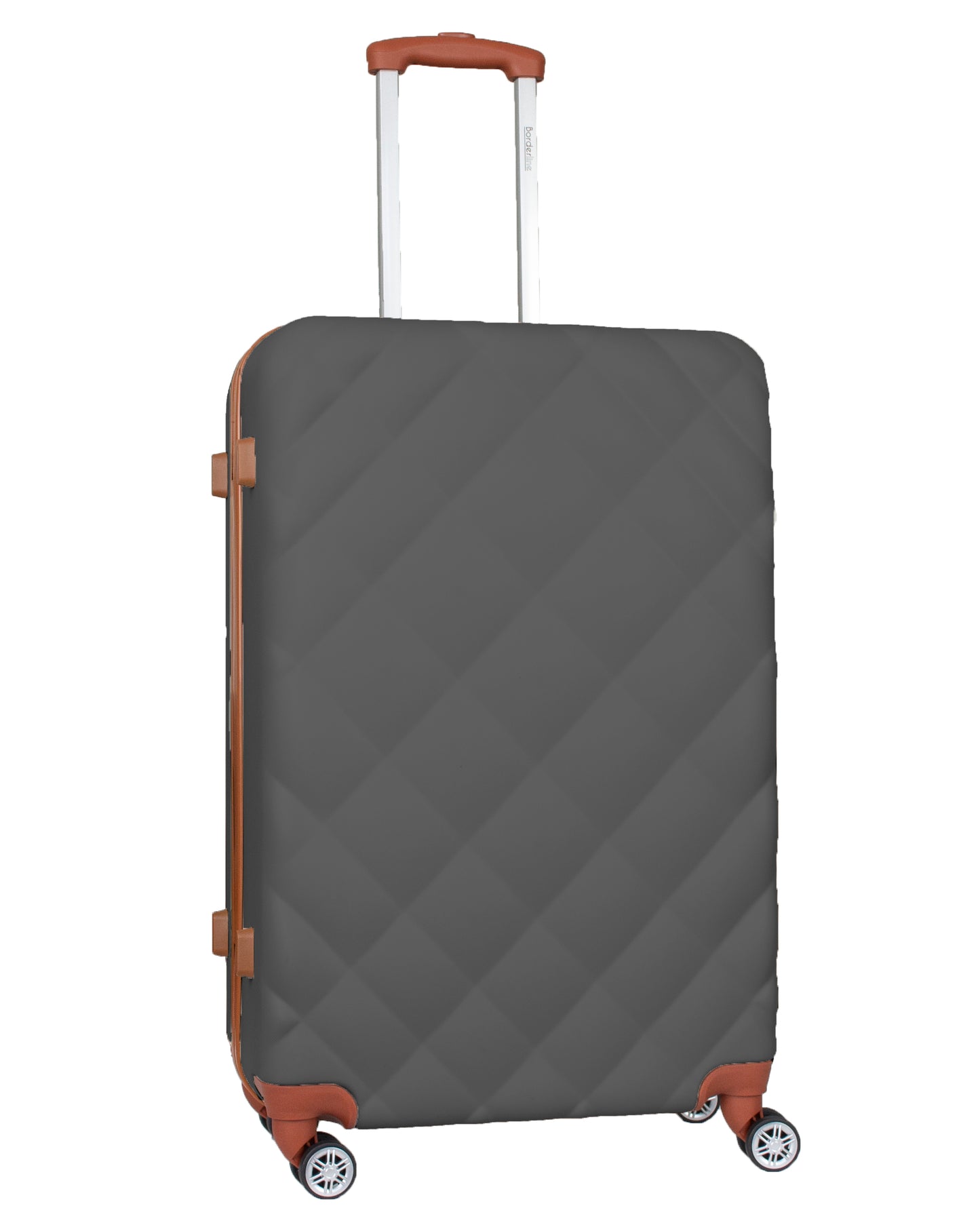 Hard Shell Luggage with 4 Spinner Wheels, Dark Grey