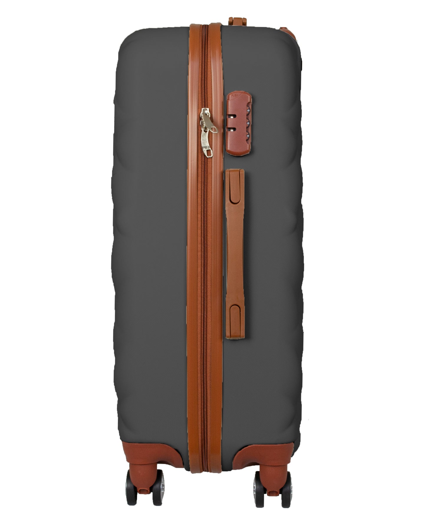 Hard Shell Luggage with 4 Spinner Wheels, Dark Grey