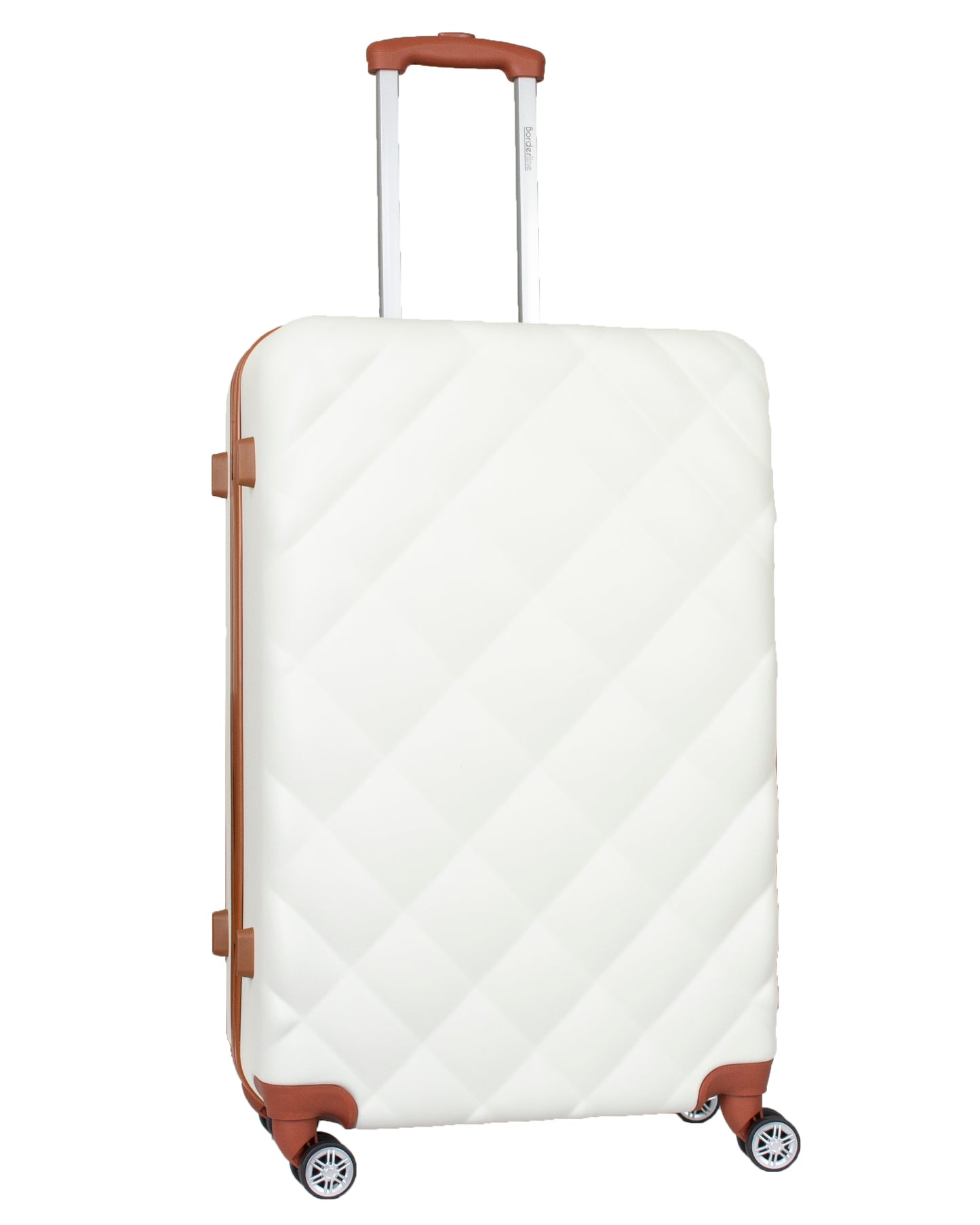 Hard Shell Luggage with 4 Spinner Wheels, Ivory