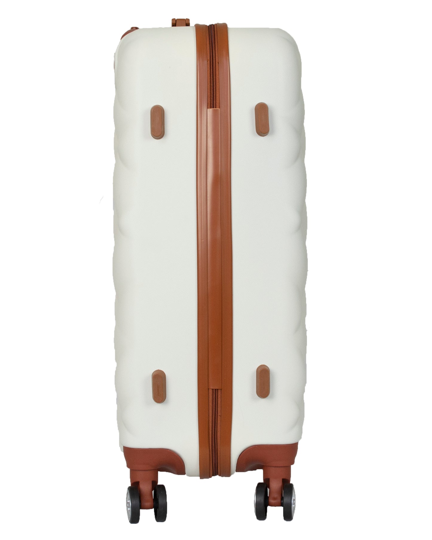Hard Shell Luggage with 4 Spinner Wheels, Ivory