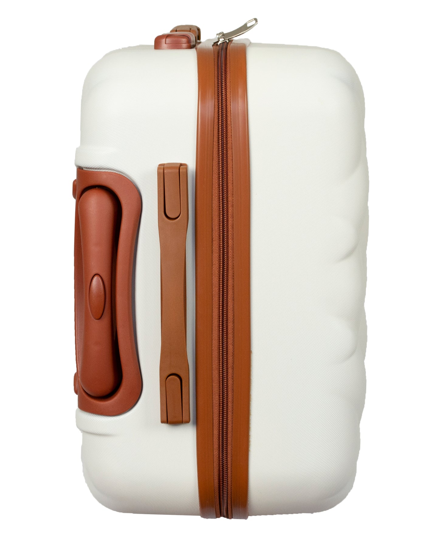 Hard Shell Luggage with 4 Spinner Wheels, Ivory