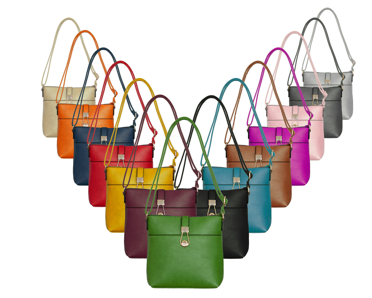 Faux-leather Cross-body Bag