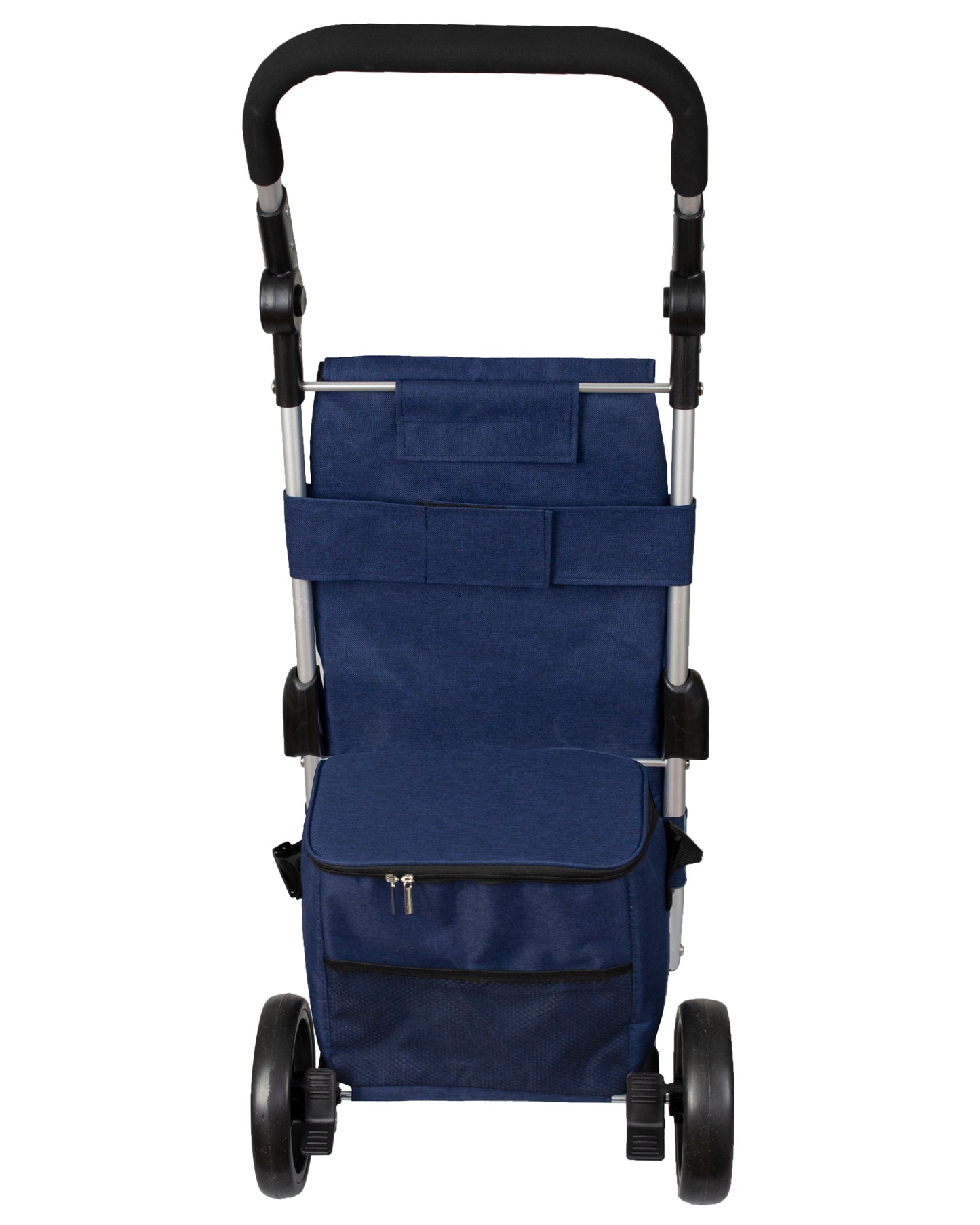 Aluminium Shopping Trolley with Spinner Wheel and Cool Bag