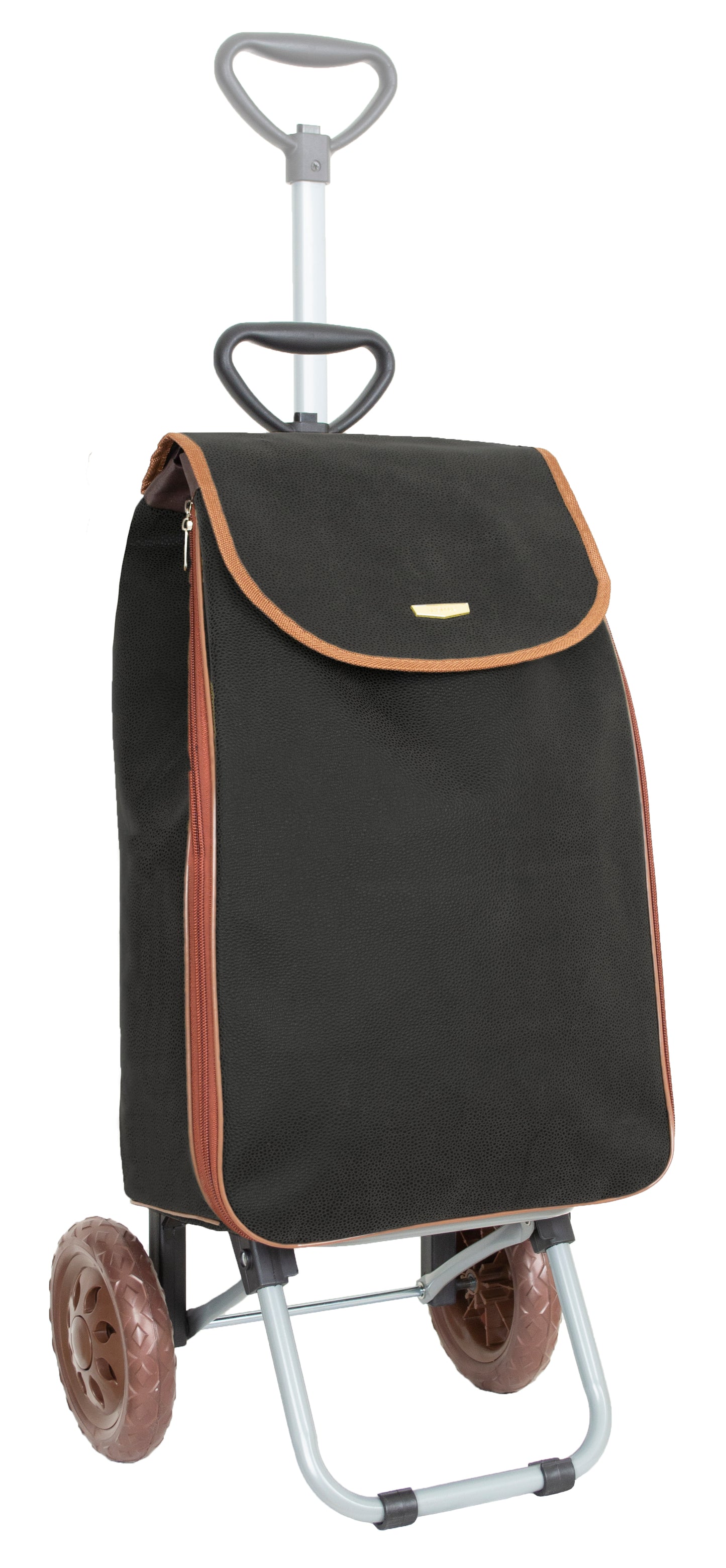 Shopping Trolley with Telescopic Handle and Extendable Bag 40L