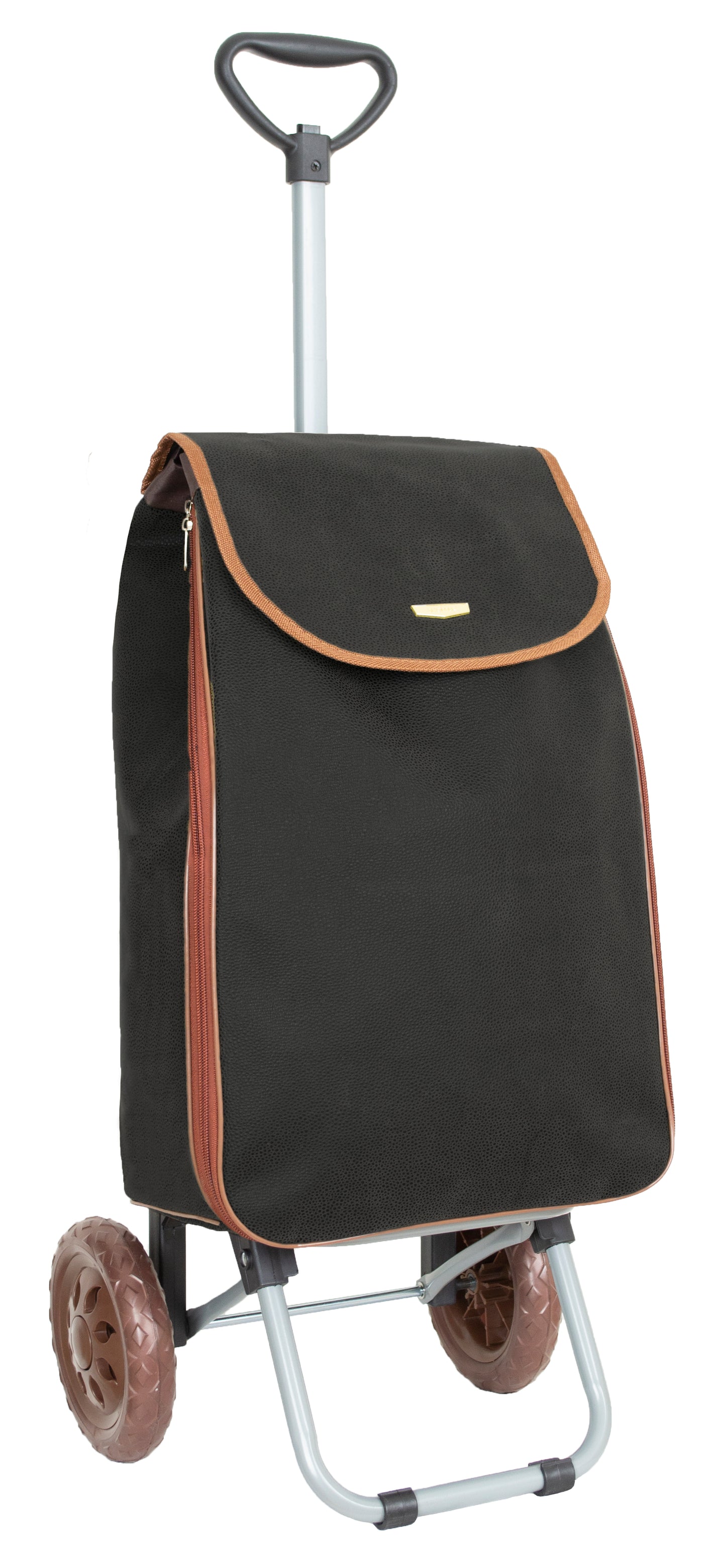 Shopping Trolley with Telescopic Handle and Extendable Bag 40L