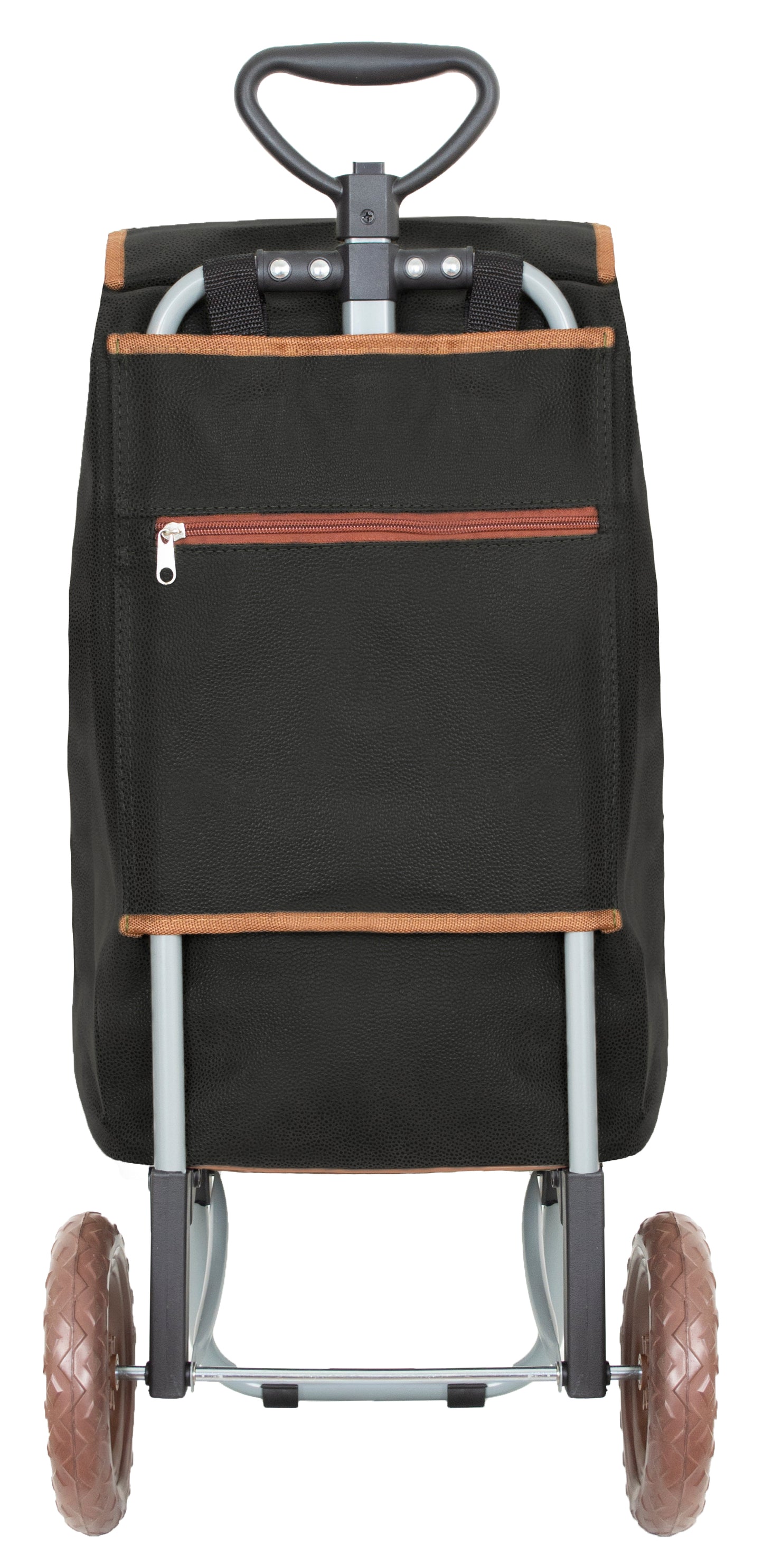 Shopping Trolley with Telescopic Handle and Extendable Bag 40L