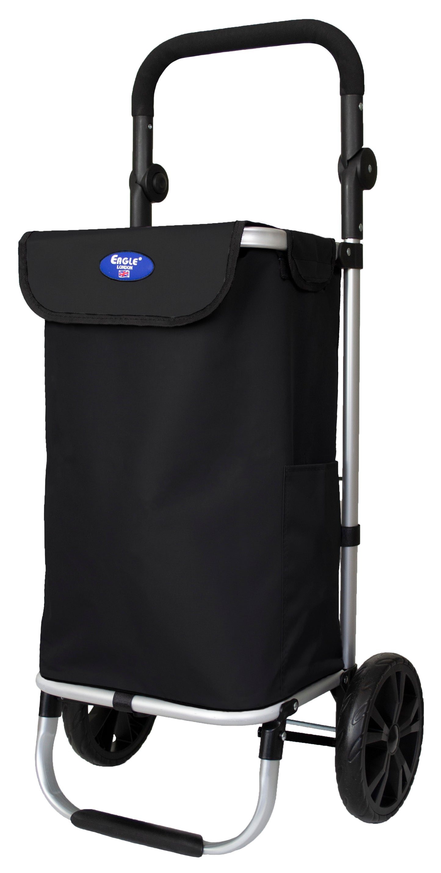 Aluminium Shopping Trolley with Adjustable Handle 45L