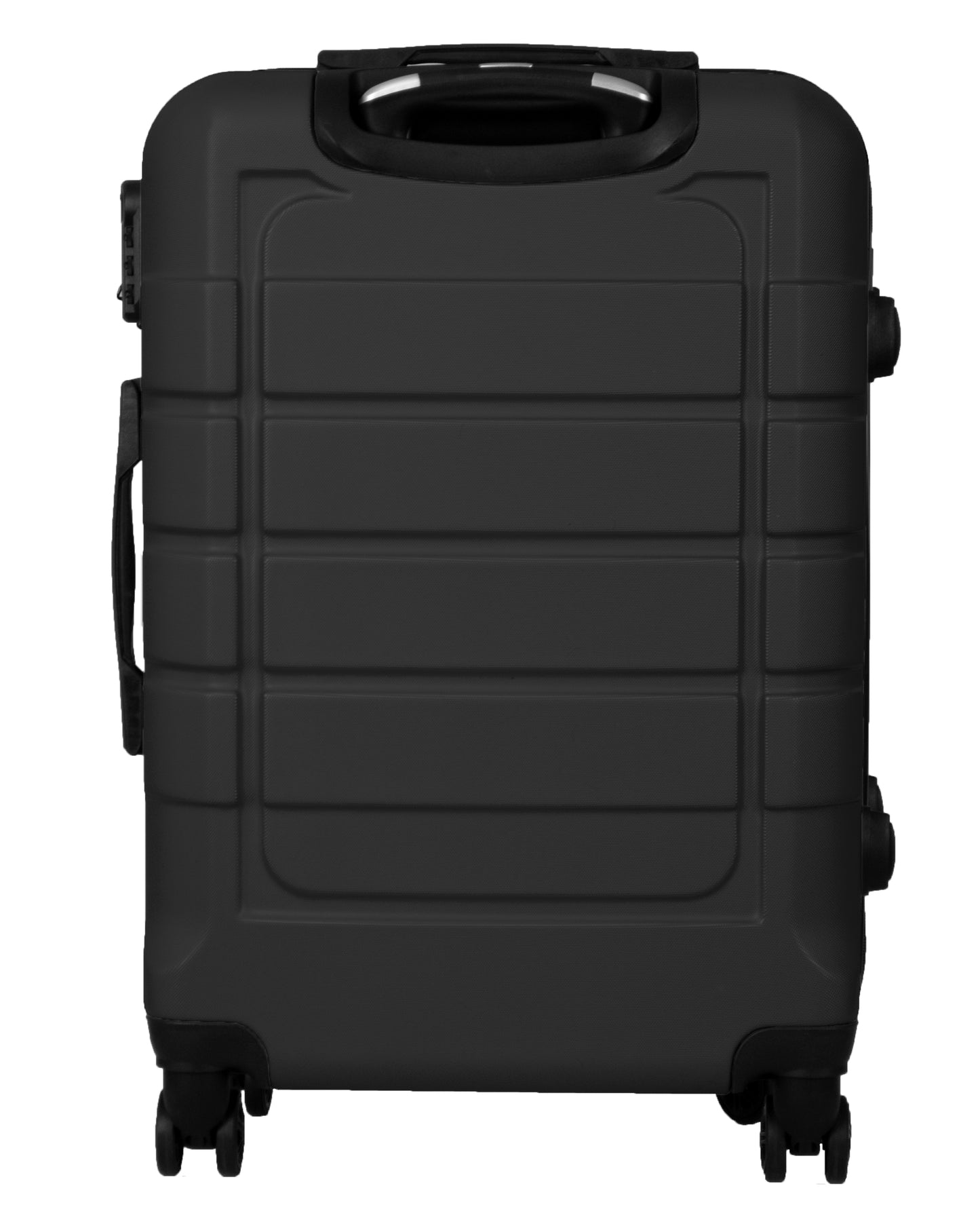Hard Shell Suitcase with 4 Spinner Wheels, Black