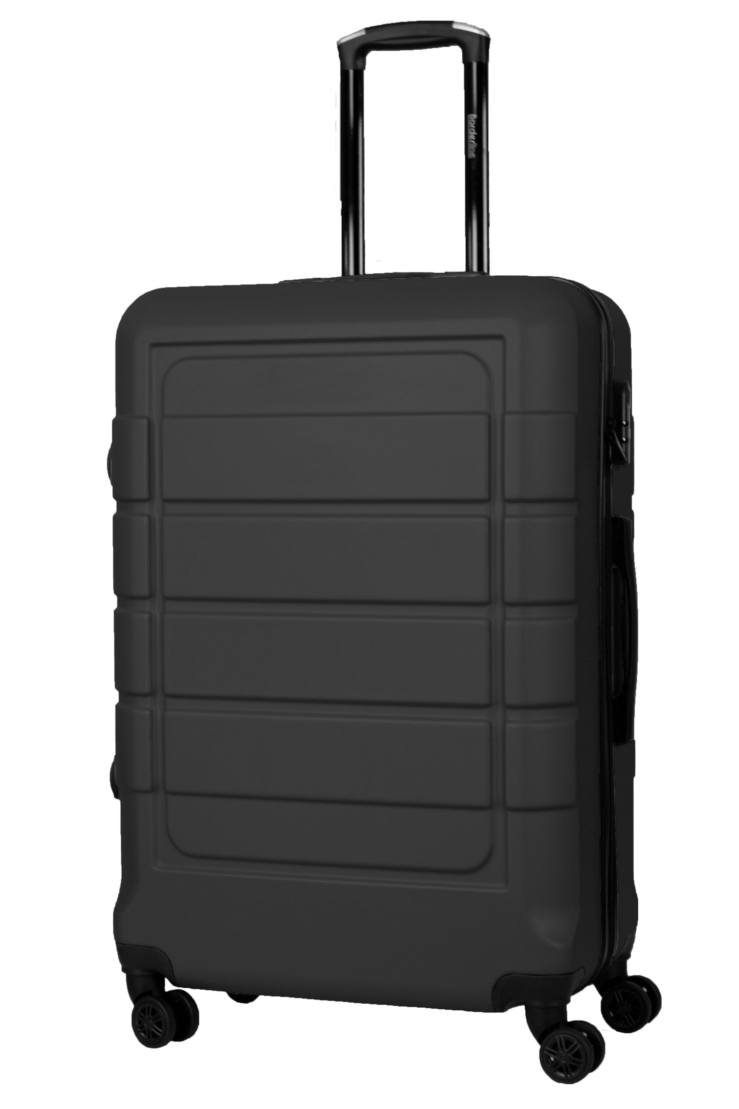 Hard Shell Suitcase with 4 Spinner Wheels, Black