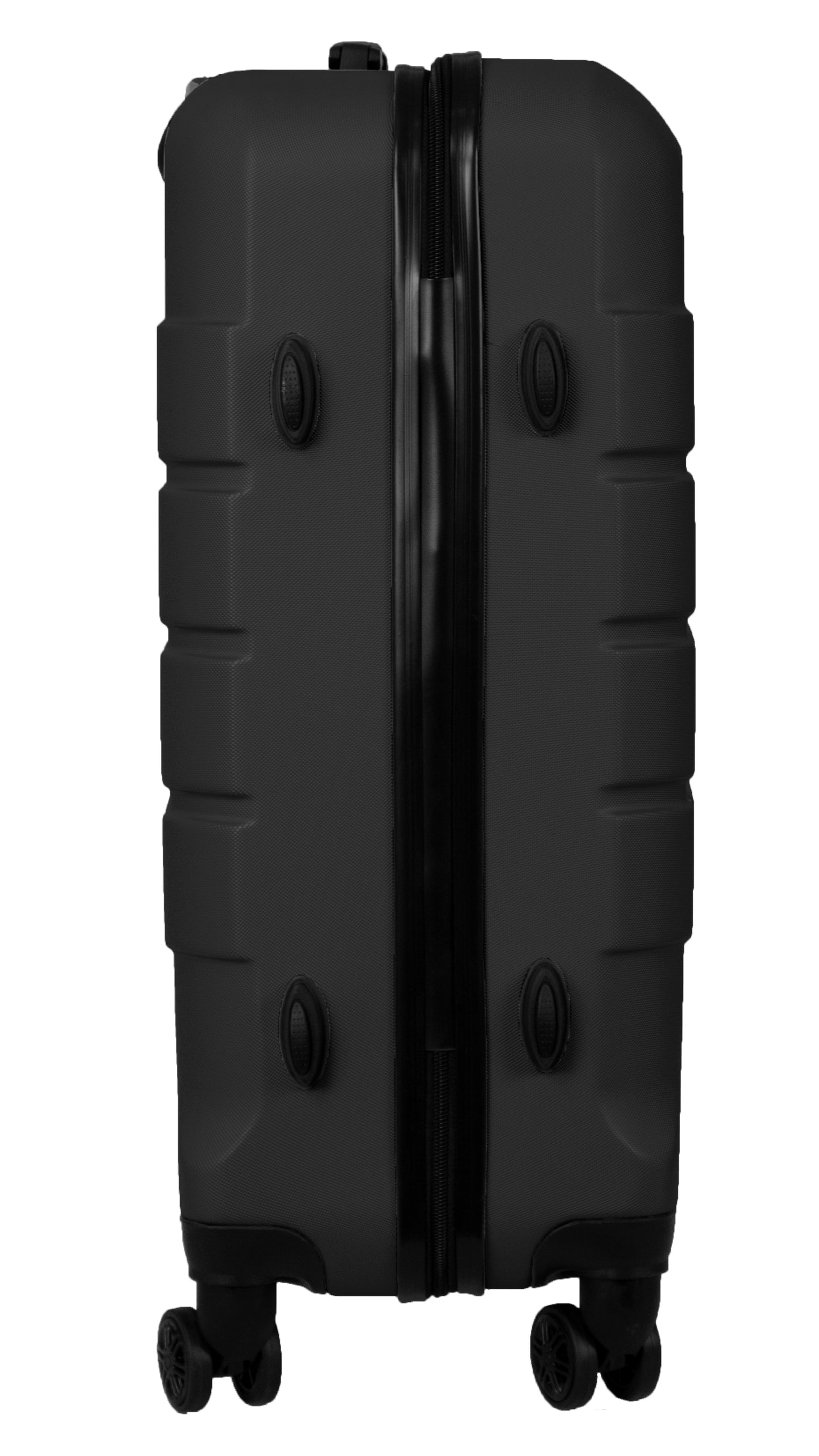 Hard Shell Suitcase with 4 Spinner Wheels, Black