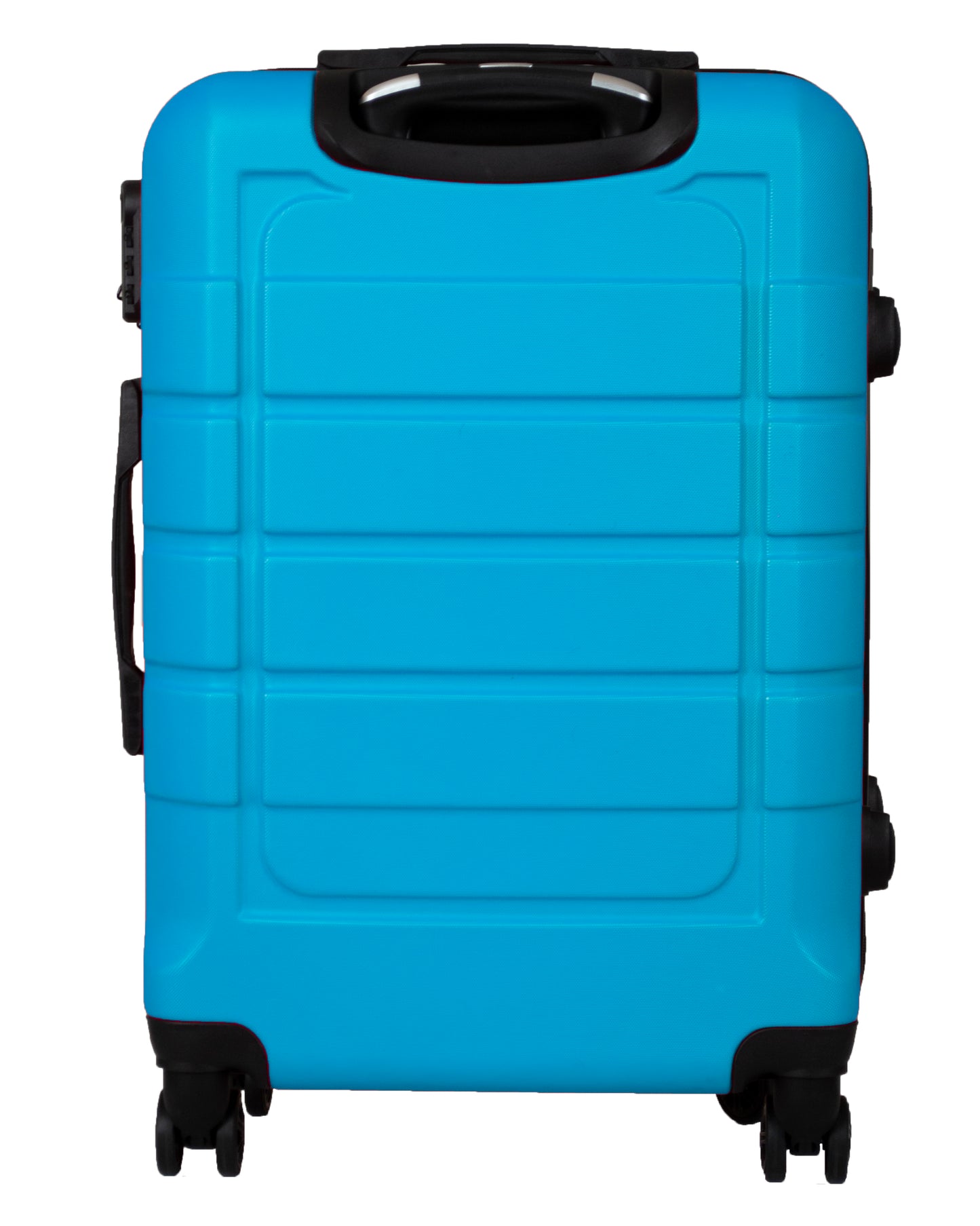 Hard Shell Suitcase with 4 Spinner Wheels, Blue