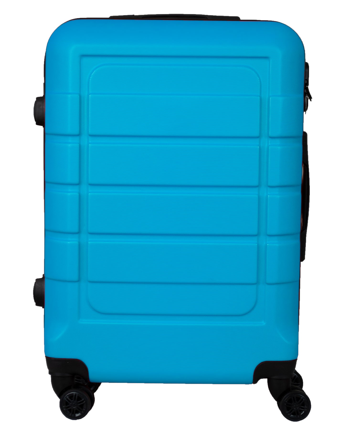 Hard Shell Suitcase with 4 Spinner Wheels, Blue