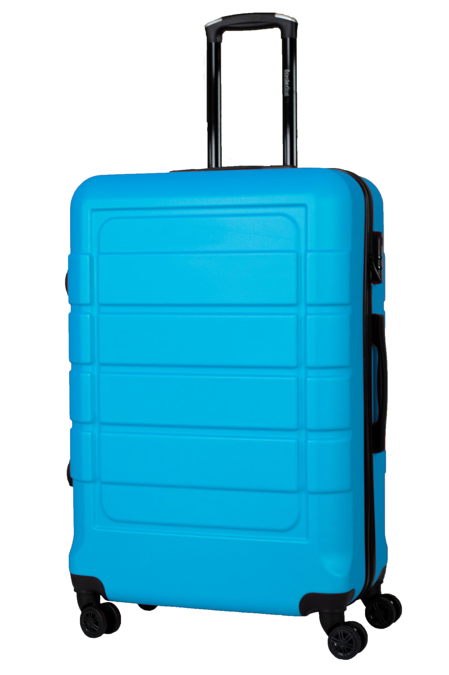 Hard Shell Suitcase with 4 Spinner Wheels, Blue
