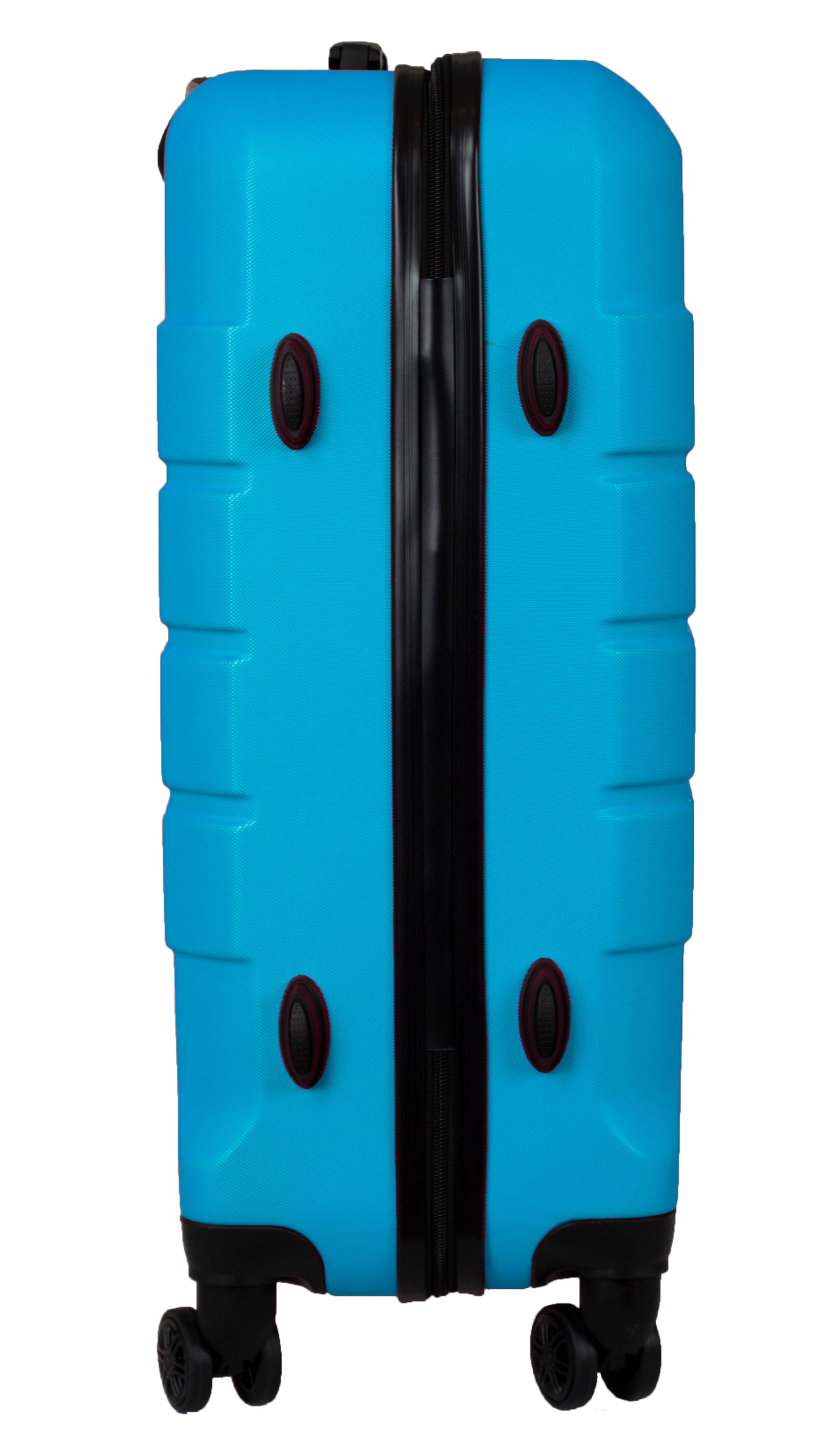 Hard Shell Suitcase with 4 Spinner Wheels, Blue