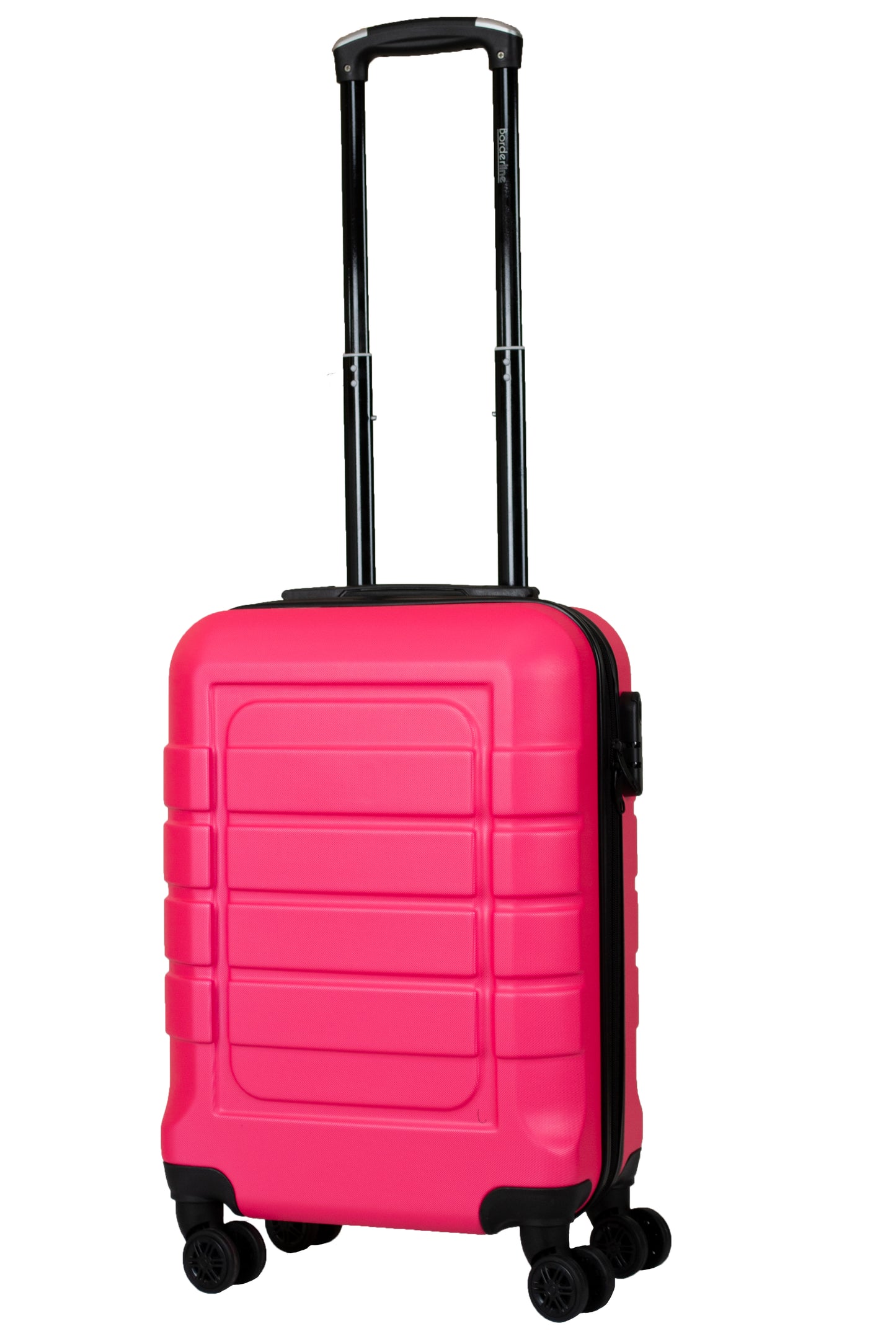 Hard Shell Suitcase with 4 Spinner Wheels, Hot Pink
