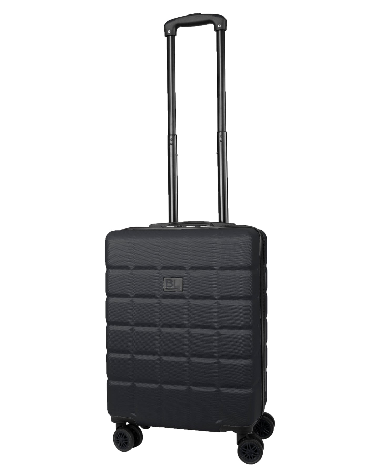 Hard Shell Luggage with 4 Spinner Wheels, Black