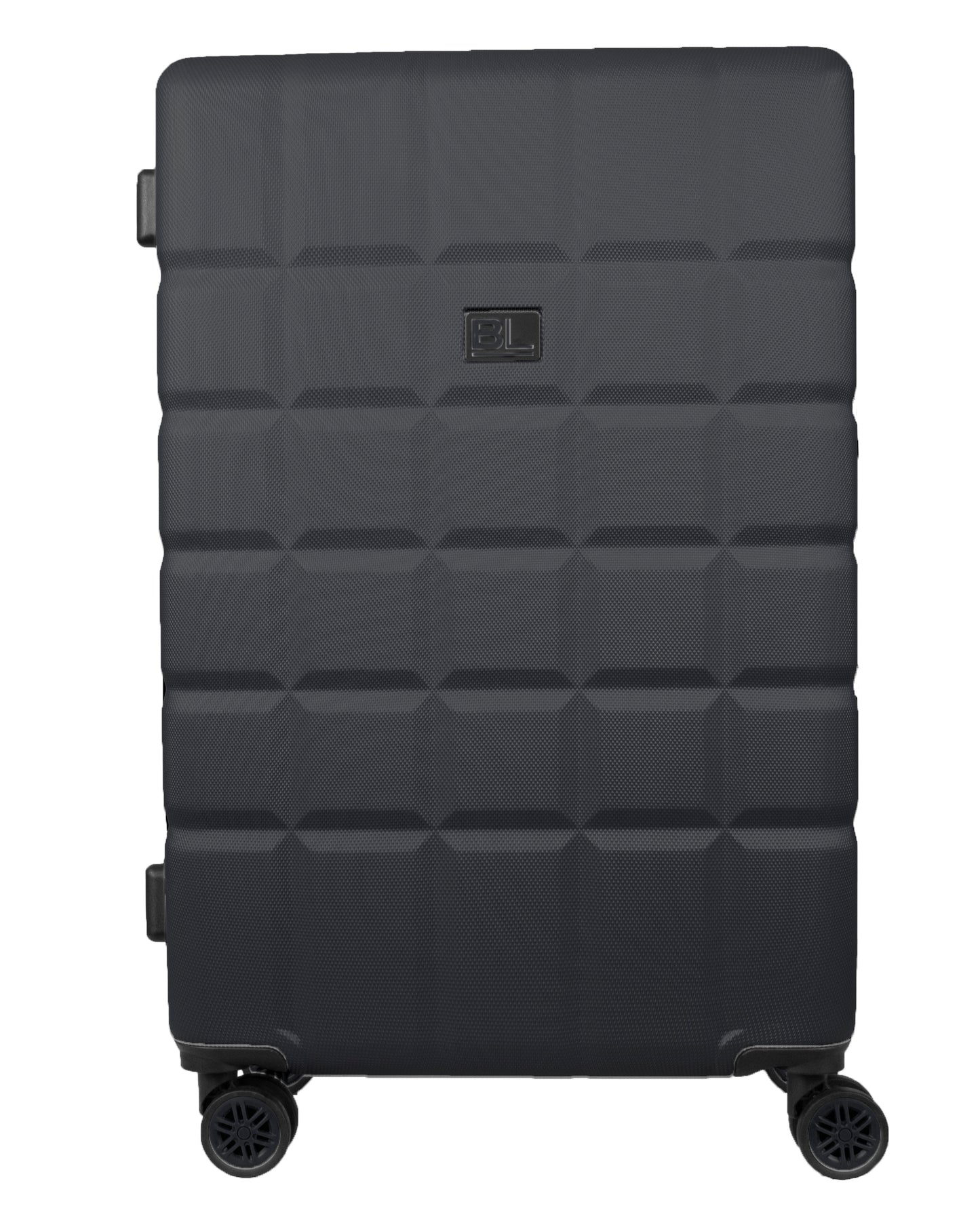 Hard Shell Luggage with 4 Spinner Wheels, Black