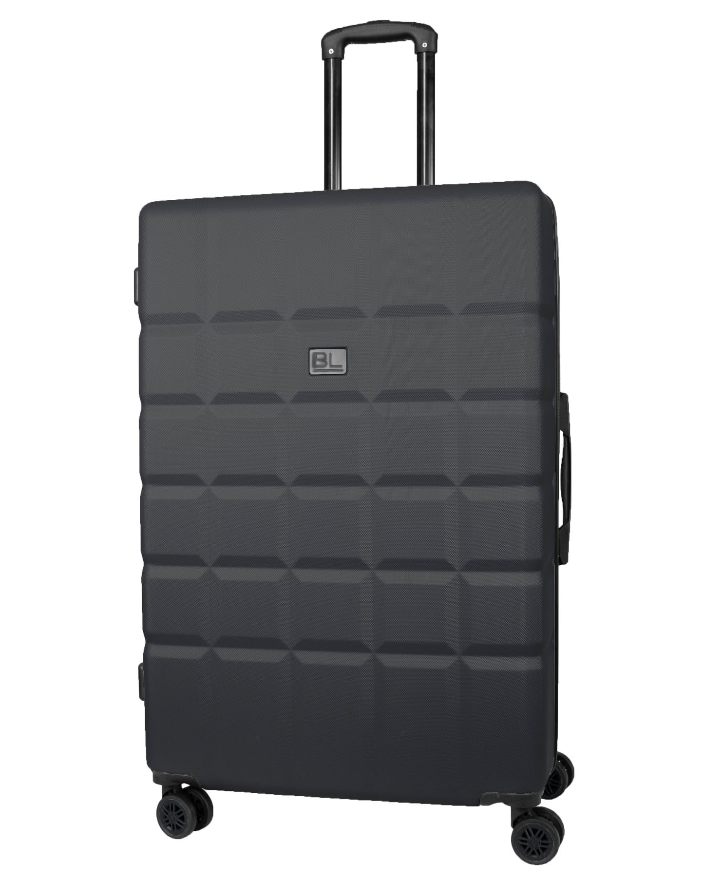 Hard Shell Luggage with 4 Spinner Wheels, Black