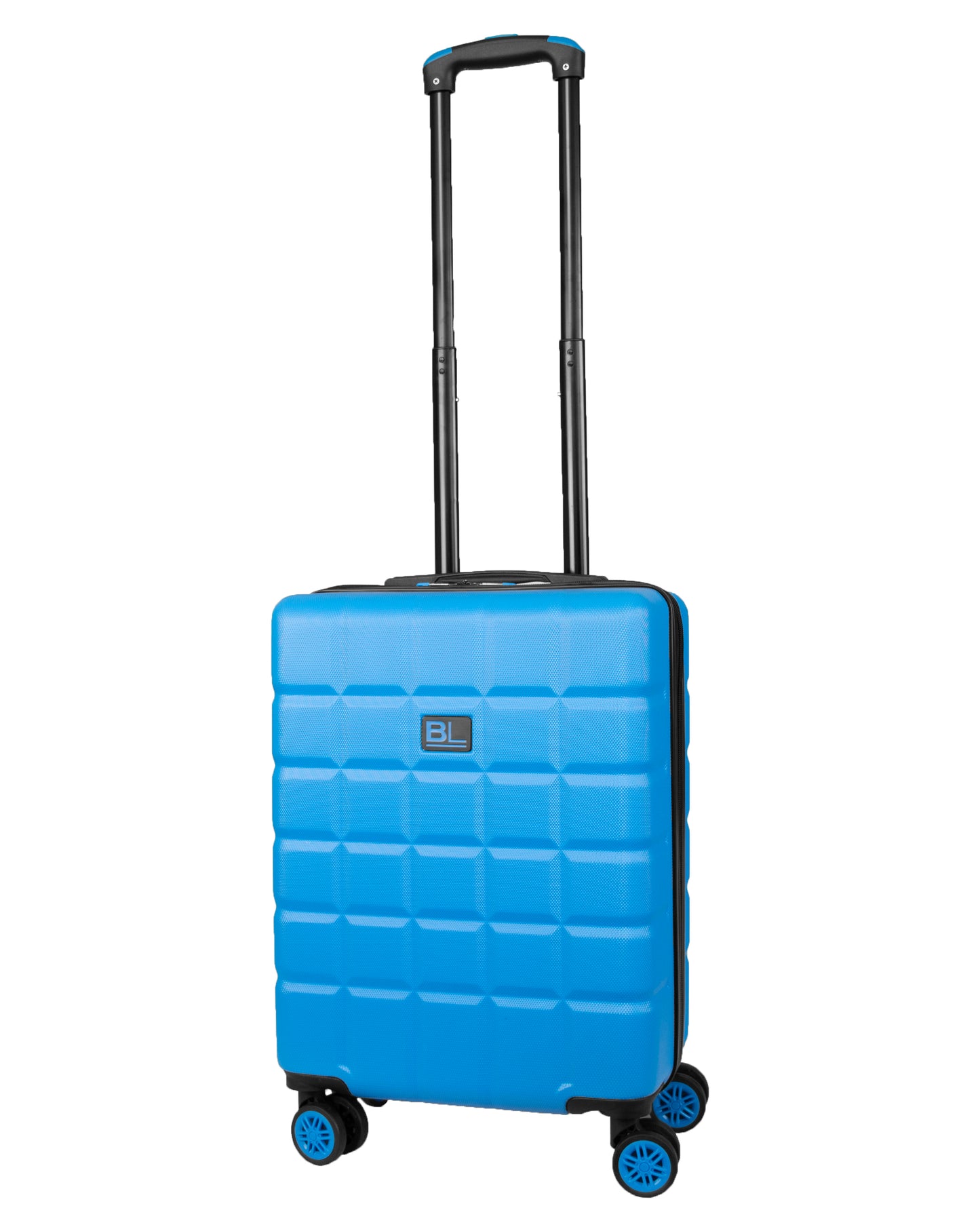 Hard Shell Luggage with 4 Spinner Wheels, Blue