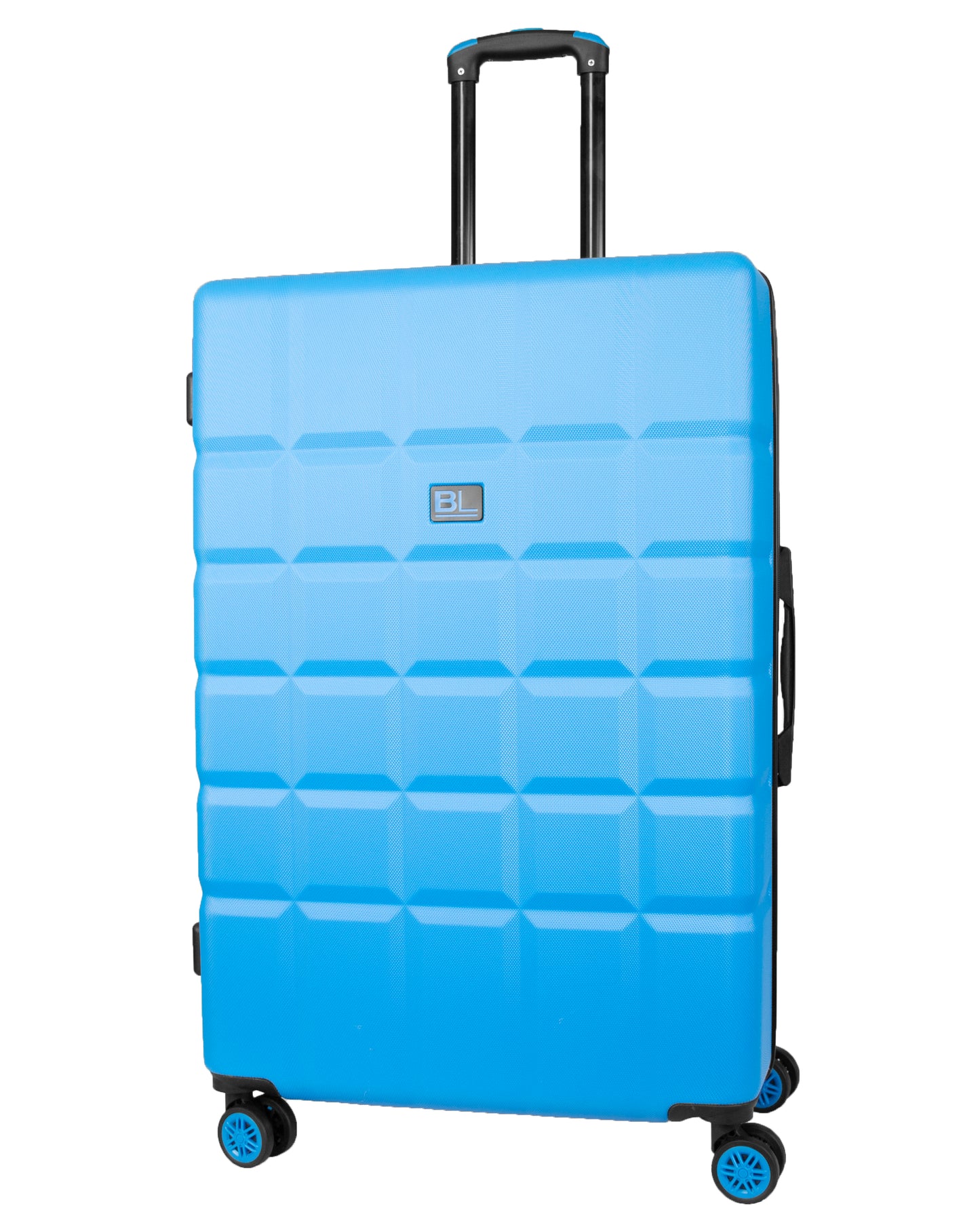 Hard Shell Luggage with 4 Spinner Wheels, Blue