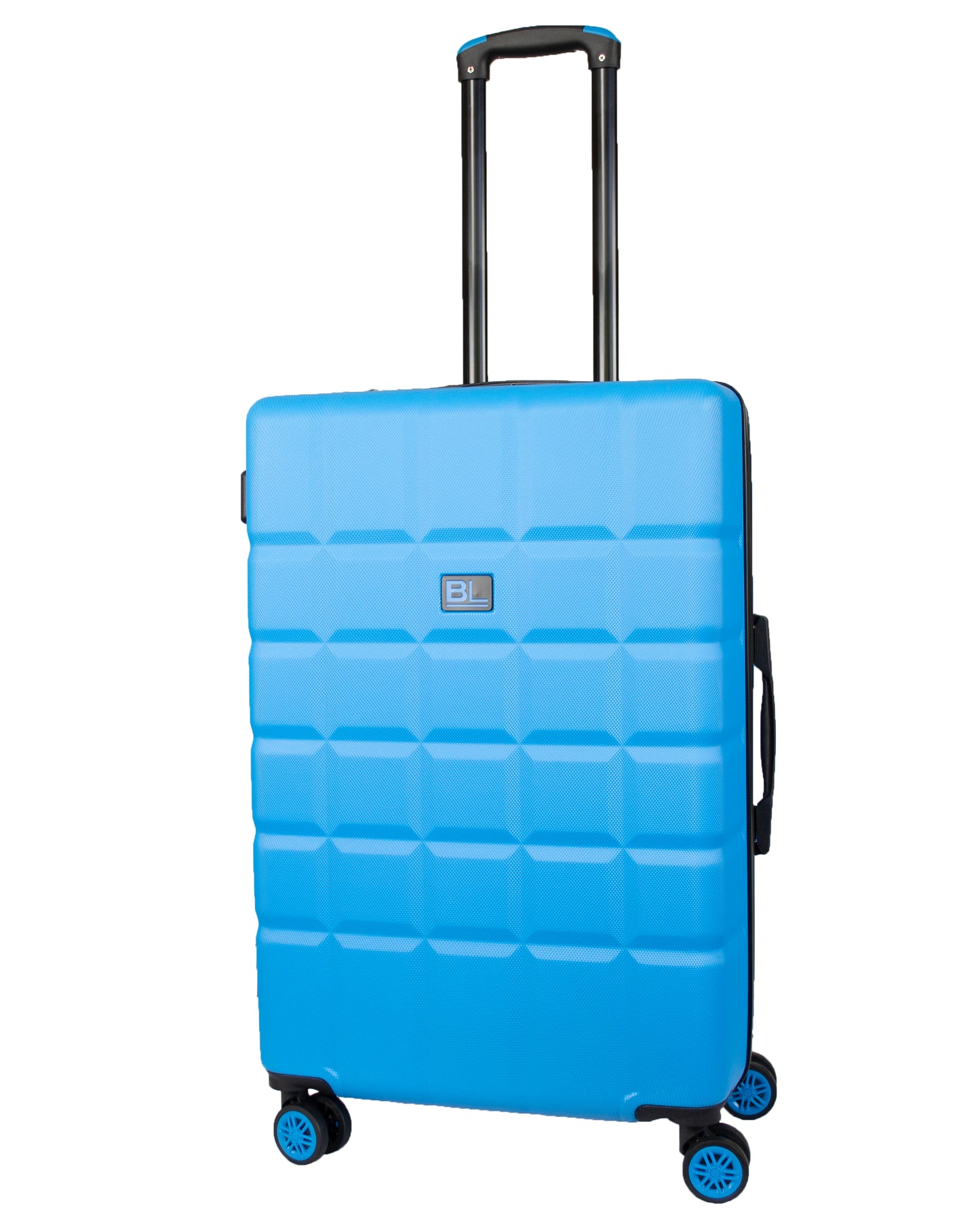 Hard Shell Luggage with 4 Spinner Wheels, Blue