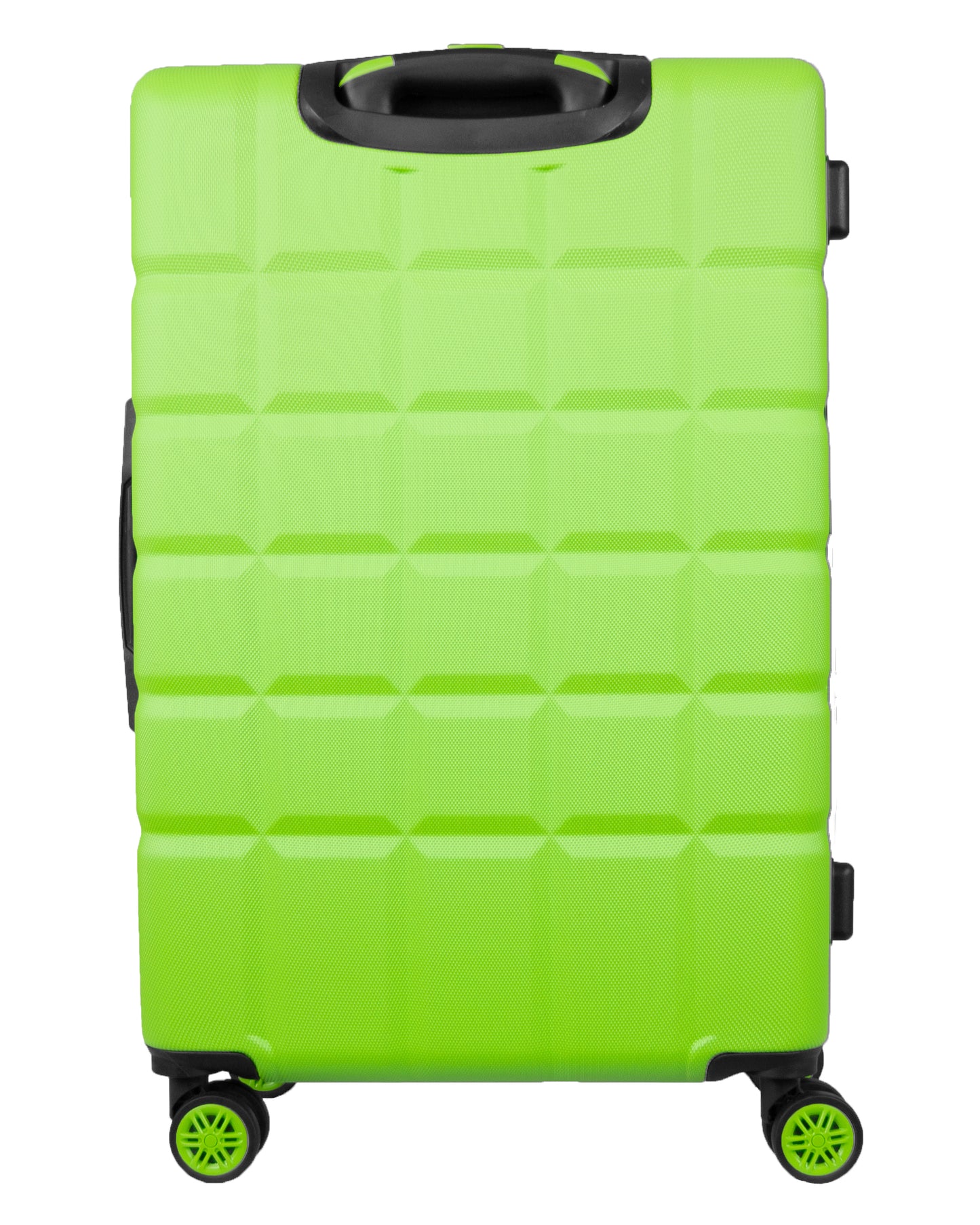 Hard Shell Luggage with 4 Spinner Wheels, Green