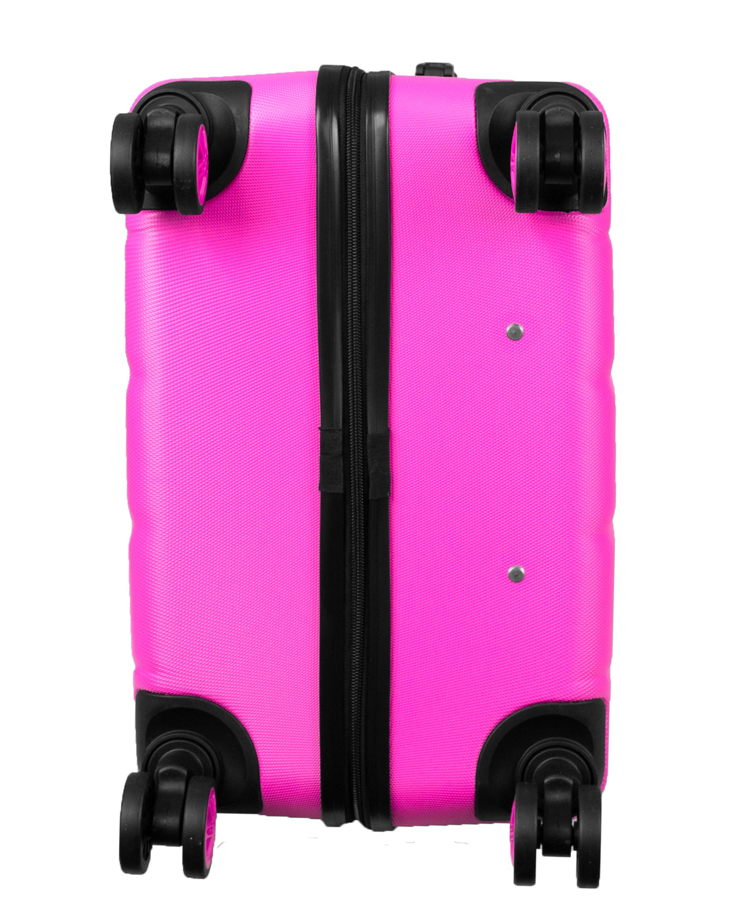 Hard Shell Luggage with 4 Spinner Wheels, Pink