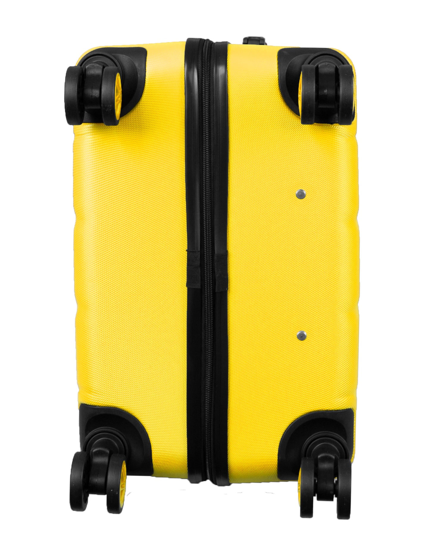 Hard Shell Luggage with 4 Spinner Wheels, Yellow