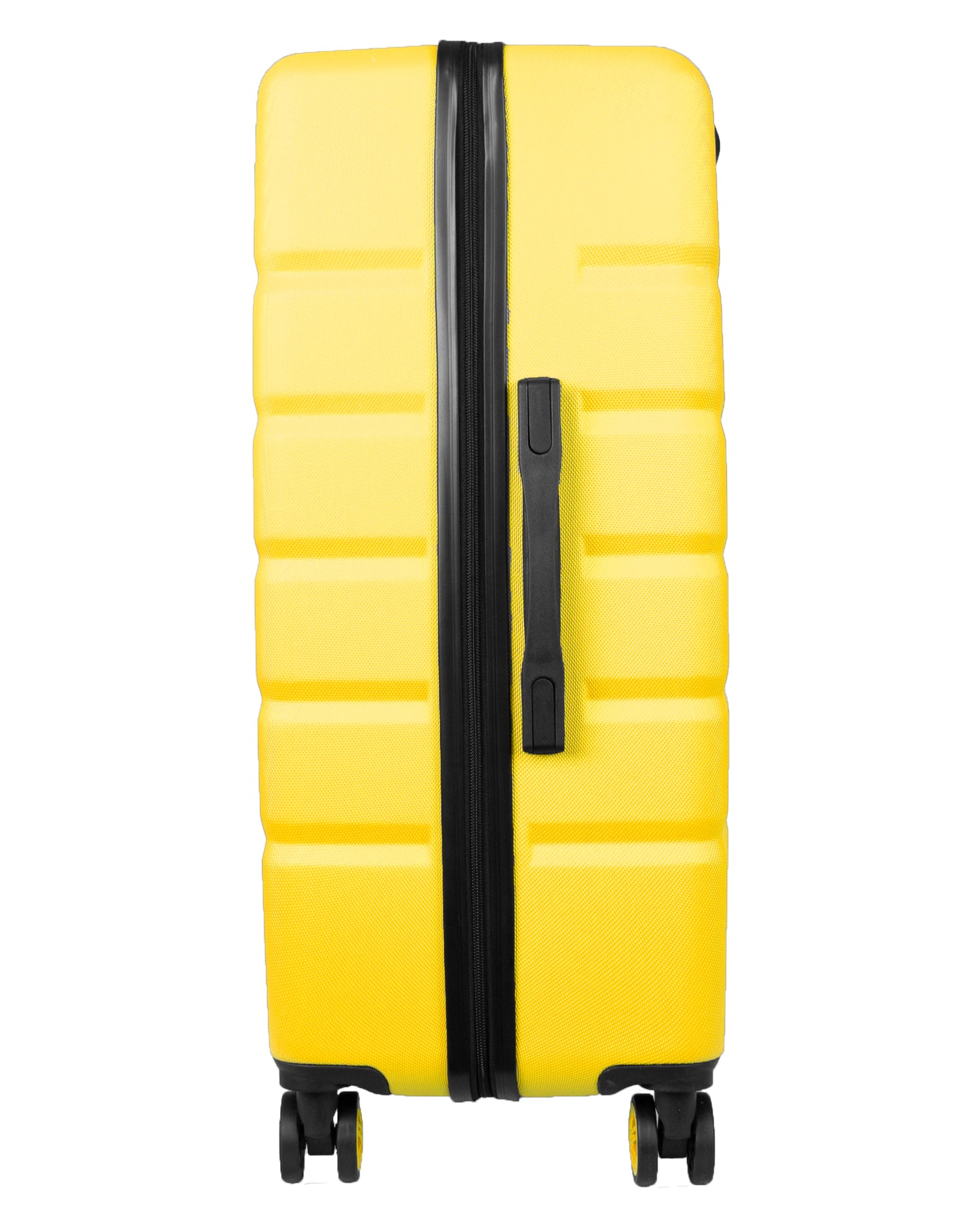 Hard Shell Luggage with 4 Spinner Wheels, Yellow