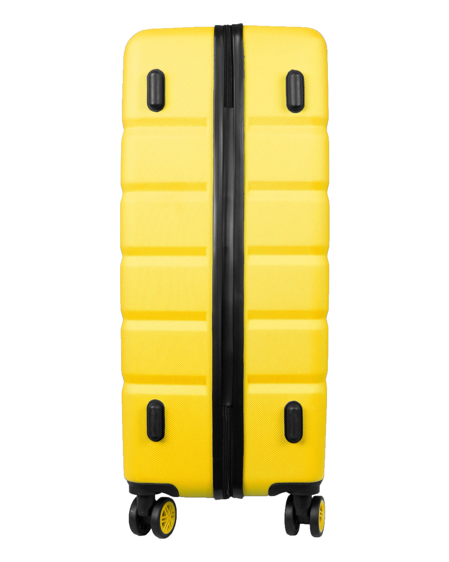 Hard Shell Luggage with 4 Spinner Wheels, Yellow