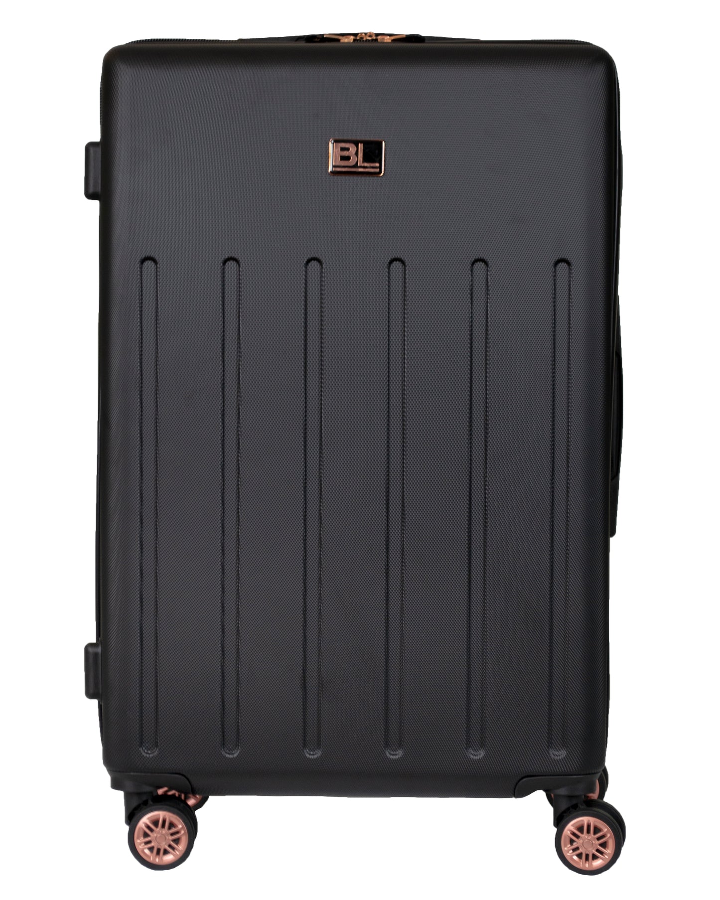 Hard Shell Suitcase with 4 Spinner Wheels, Black