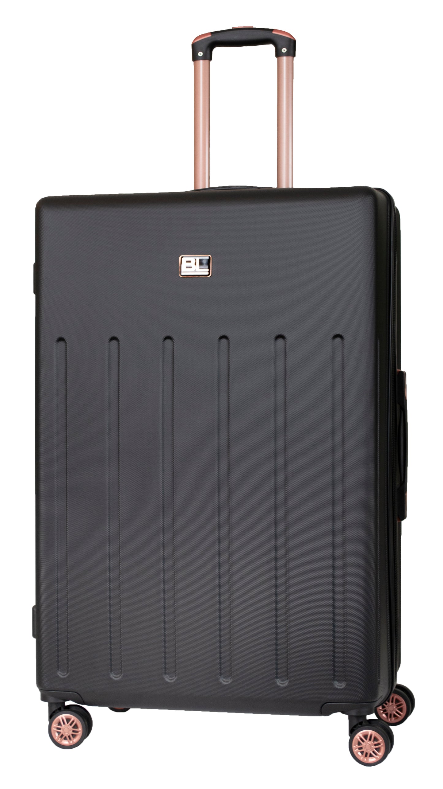 Hard Shell Suitcase with 4 Spinner Wheels, Black