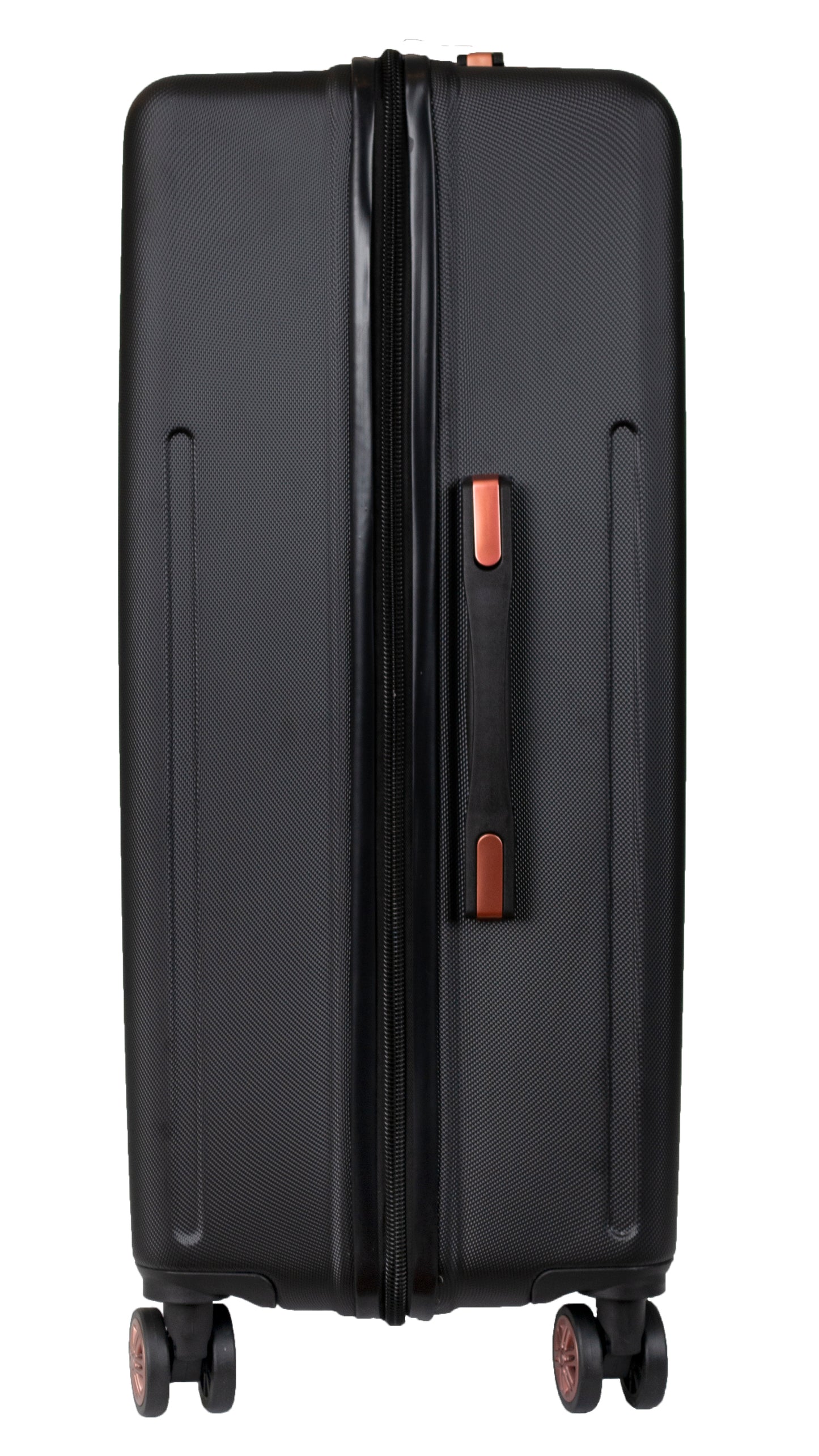 Hard Shell Suitcase with 4 Spinner Wheels, Black