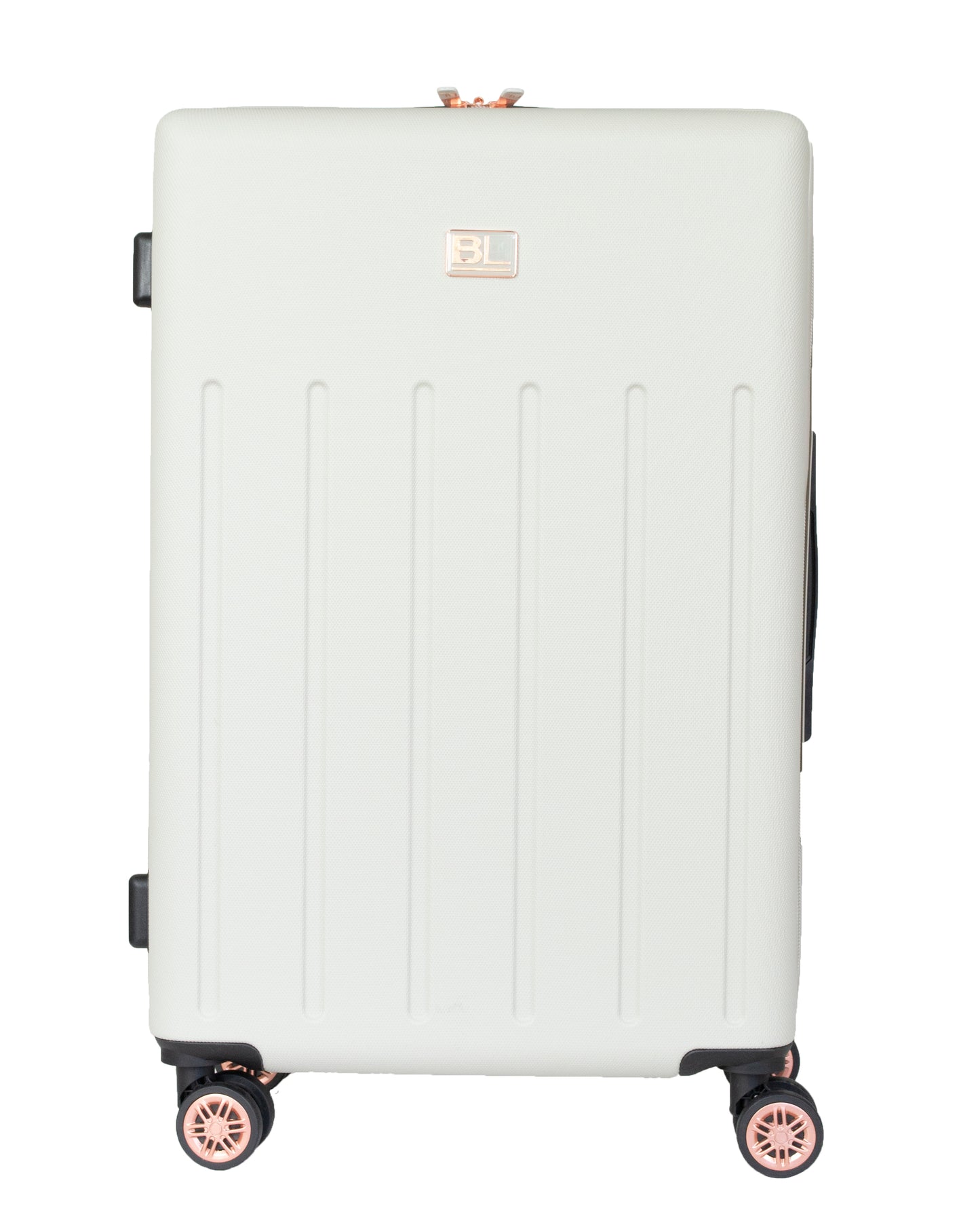 Hard Shell Suitcase with 4 Spinner Wheels, Champaigne