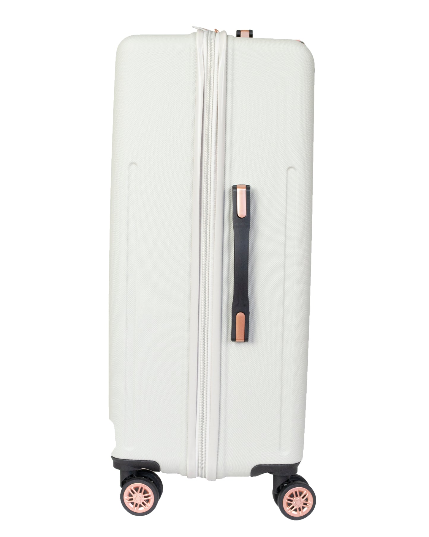 Hard Shell Suitcase with 4 Spinner Wheels, Champaigne