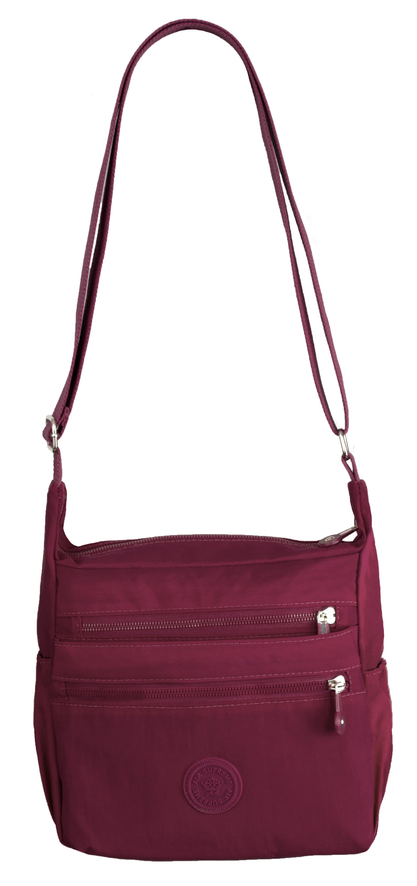 Nylon Cross-body Bag - Plain Colours