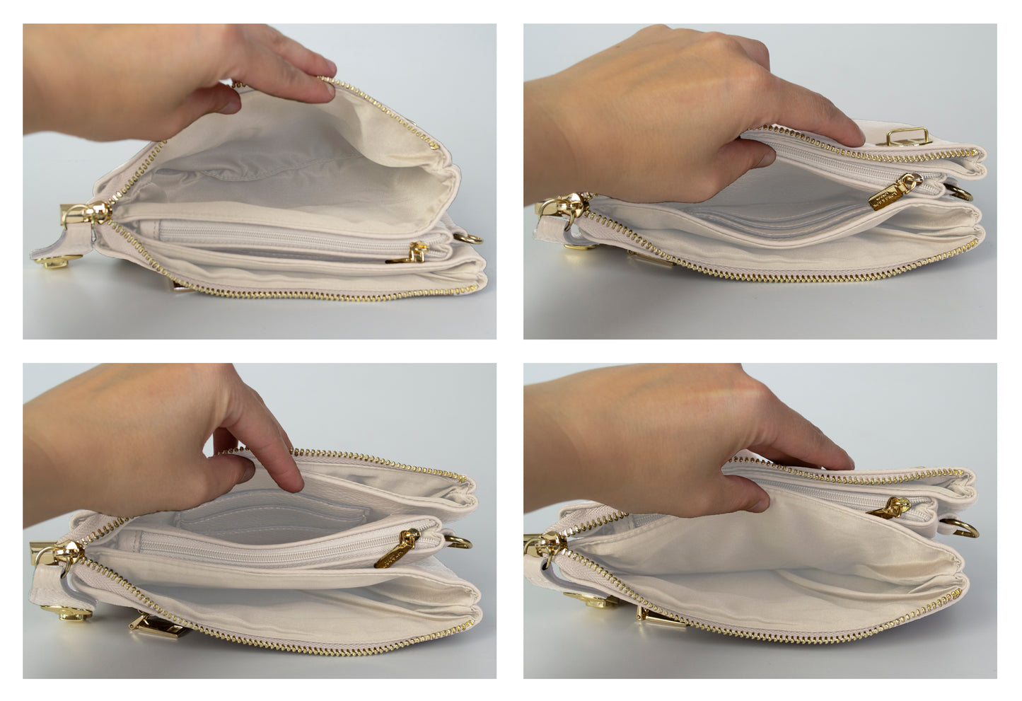 2in1 Shoulder Bag and Clutch / Wrist Bag