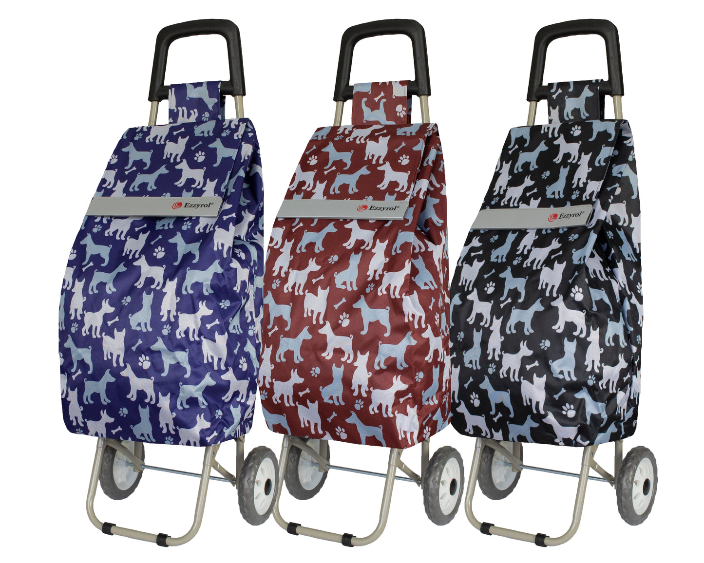 Dog Pattern Lightweight Shopping Trolley