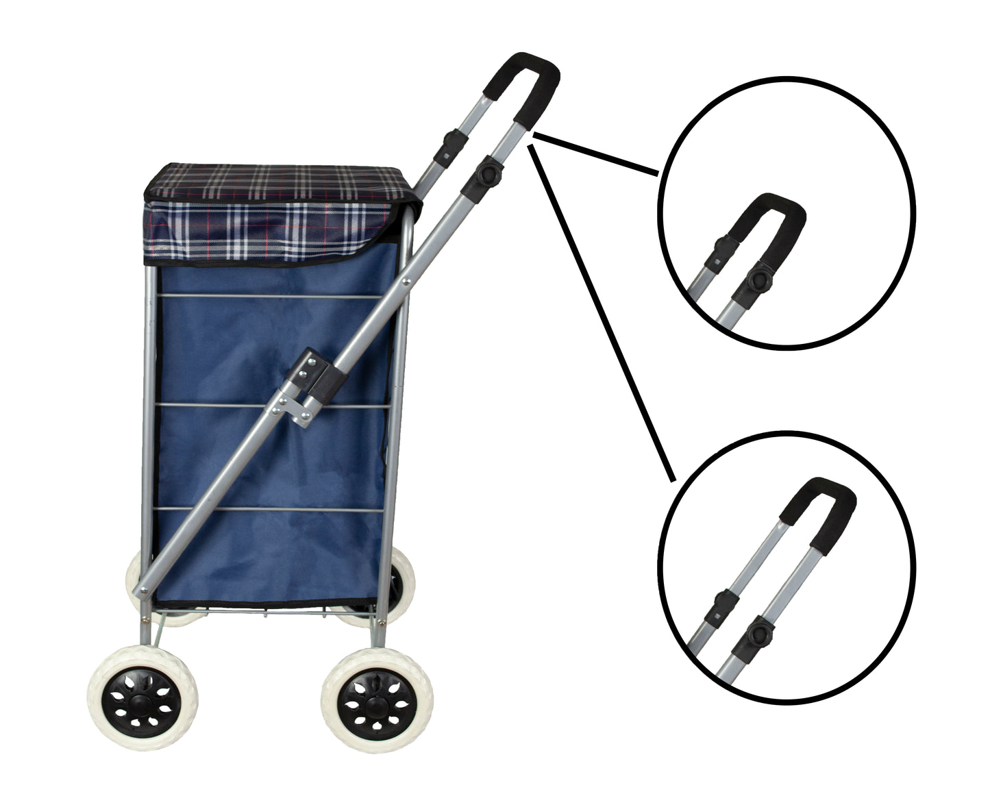4 Wheels Shopping Trolley