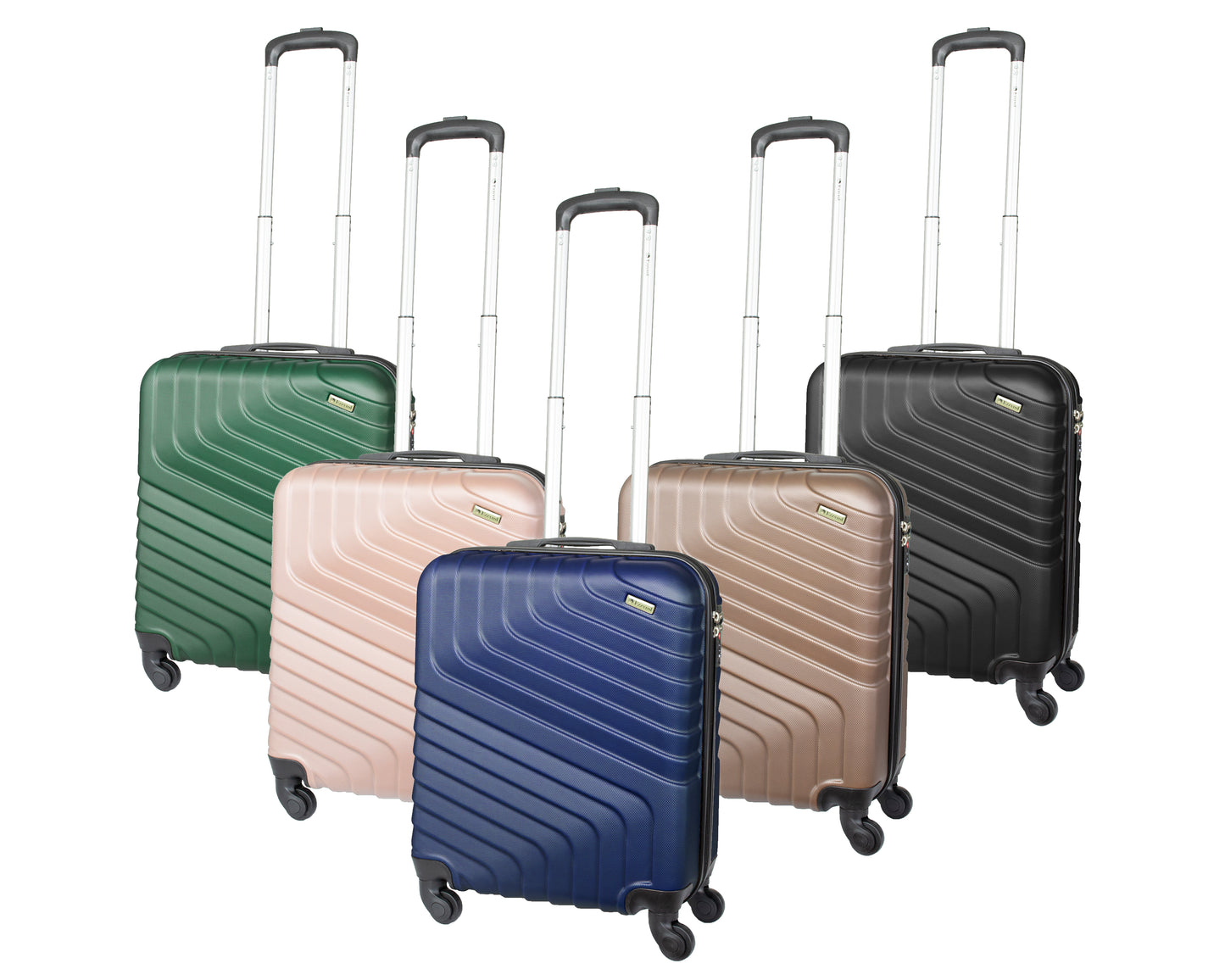 Cabin Size ABS Suitcase Hard Shell Luggage 19"