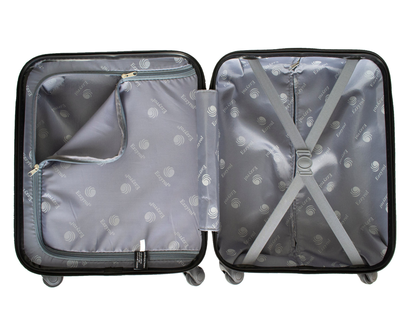 Cabin Size ABS Suitcase Hard Shell Luggage 19"