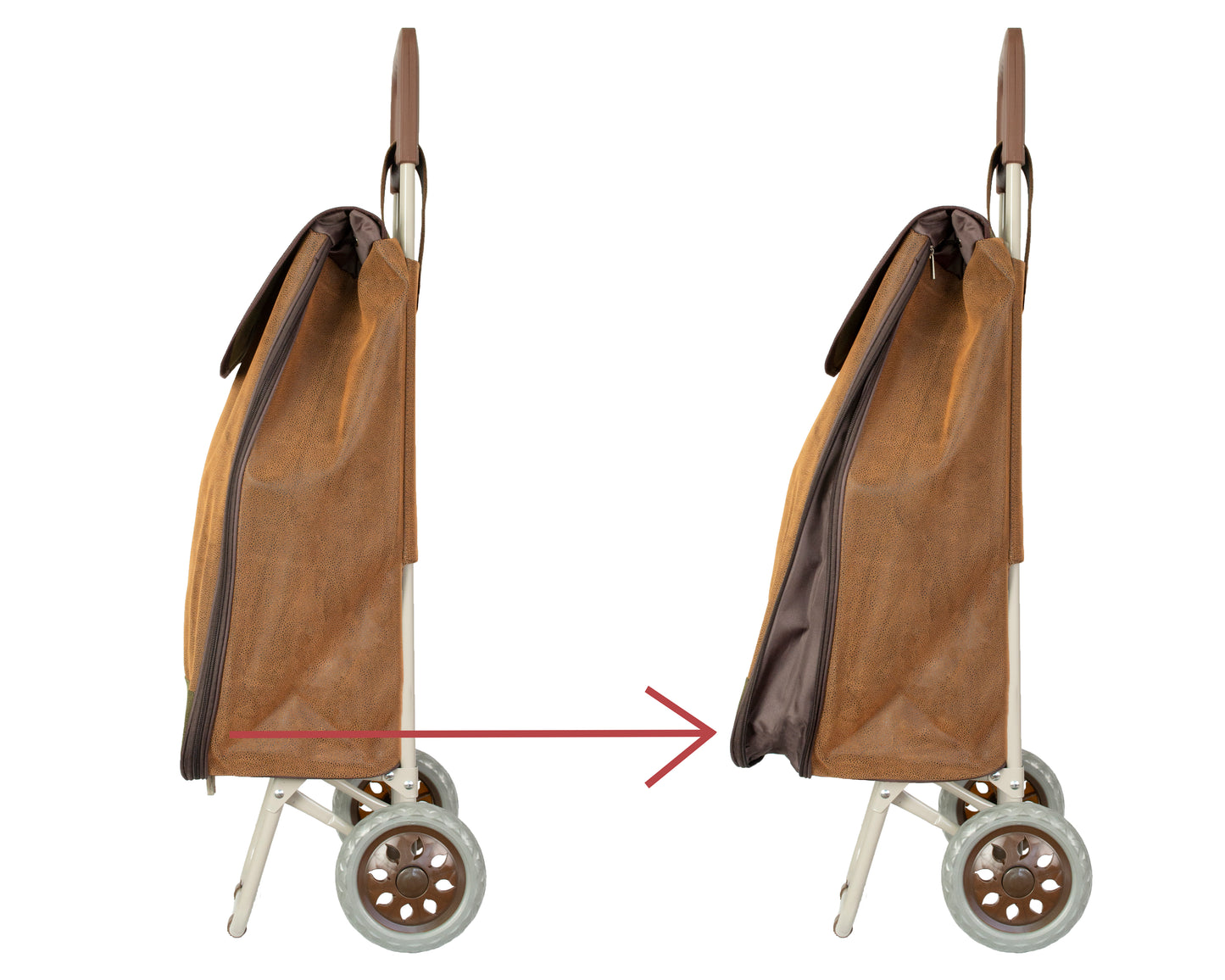 Shopping Trolley with Extendable Bag