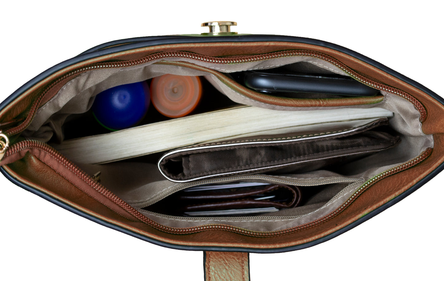 Faux-leather Cross-body Bag