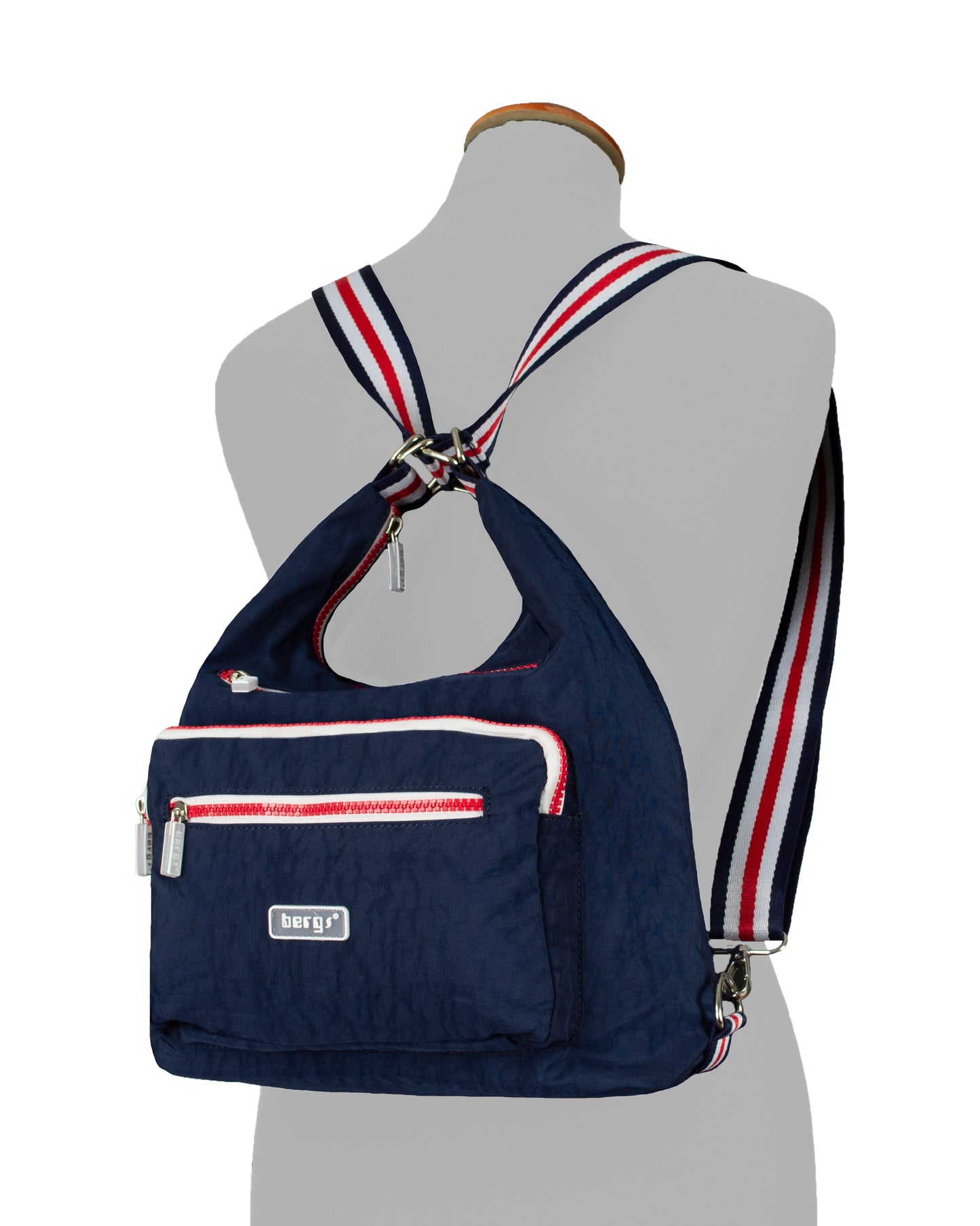 BergsFlexy Funky Convertible Handbags to Backpack to Shoulder Bag Nylon 10L