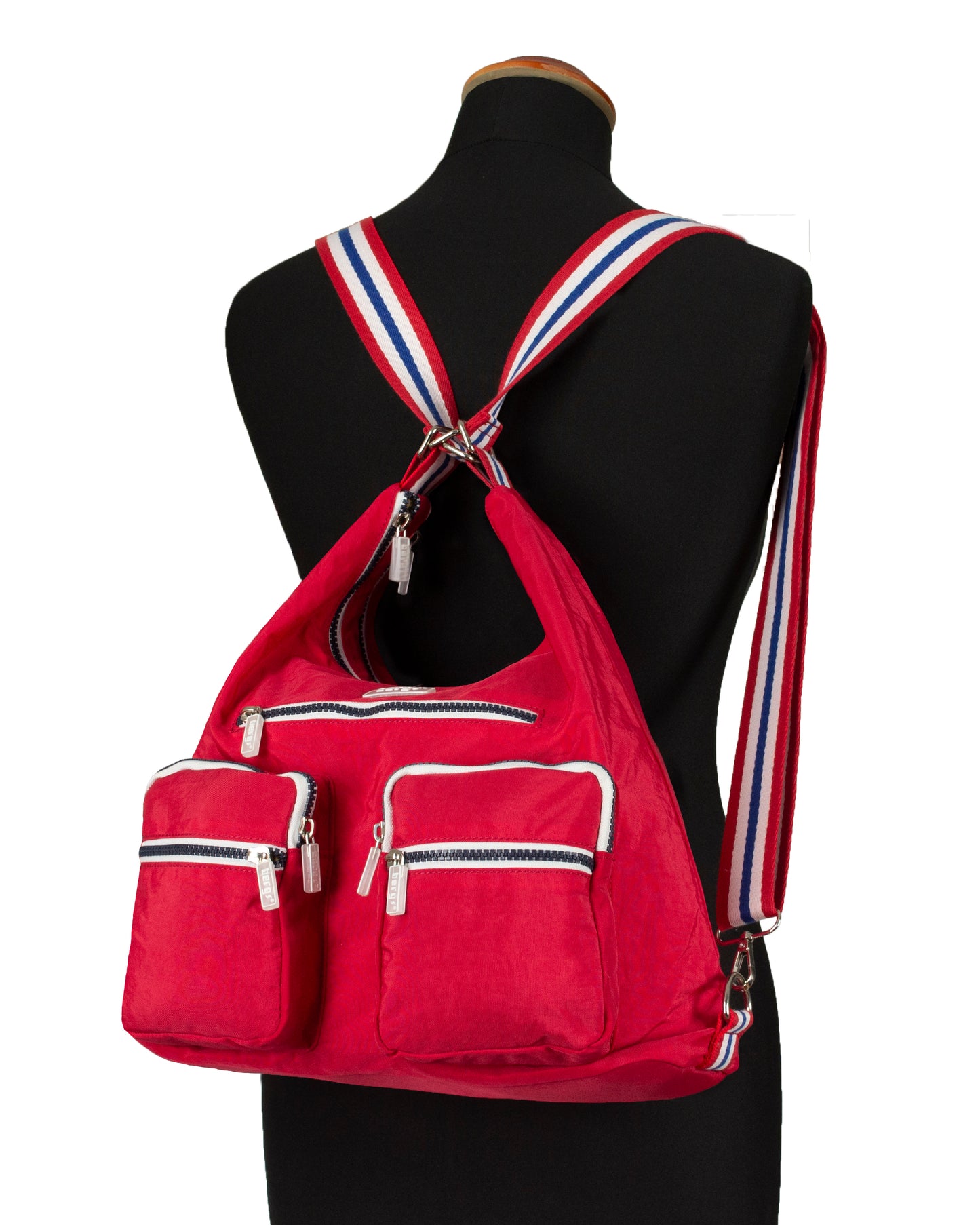 BergsFlexy Funky Convertible Handbags to Backpack to Shoulder Bag Nylon 15L