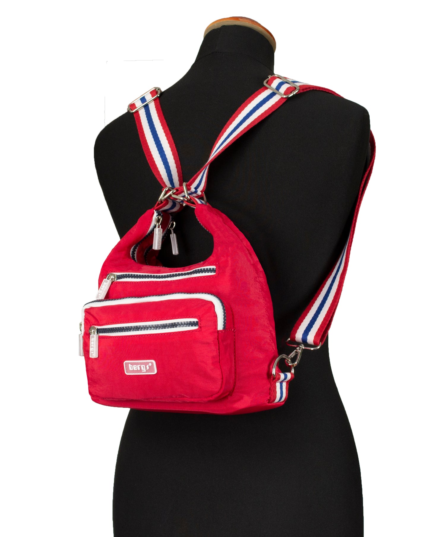 BergsFlexy Funky Convertible Handbags to Backpack to Shoulder Bag Nylon 6L